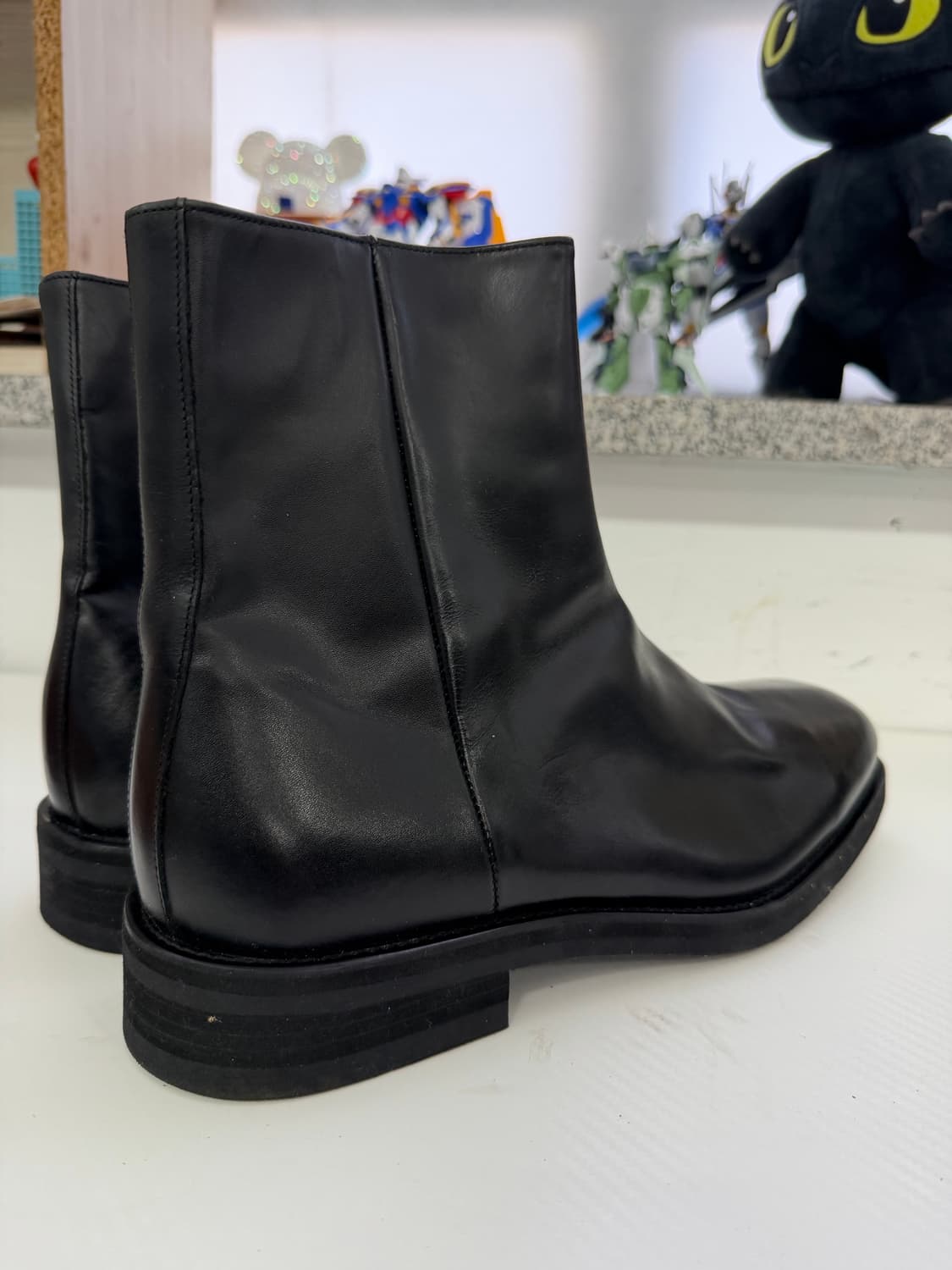 새제품) 조셉트 블랙 가죽 첼시 부츠 280 상품이미지5