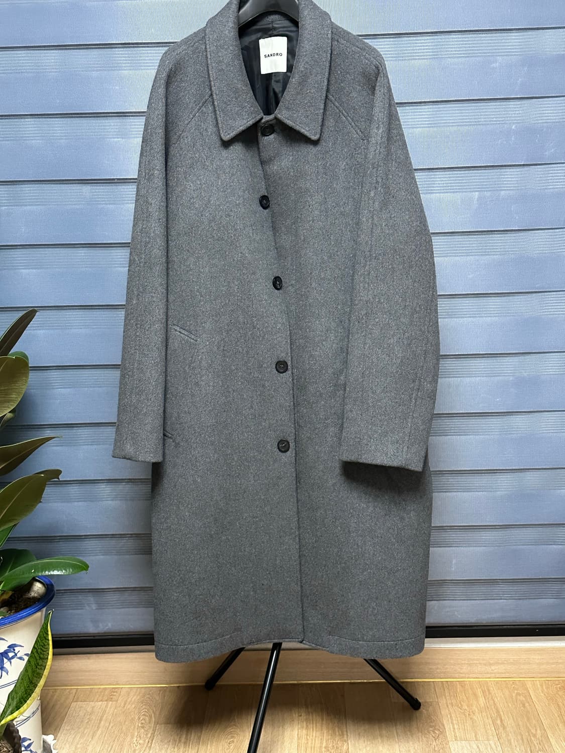 (새상품) 산드로 발마칸 울코트 L 상품이미지2