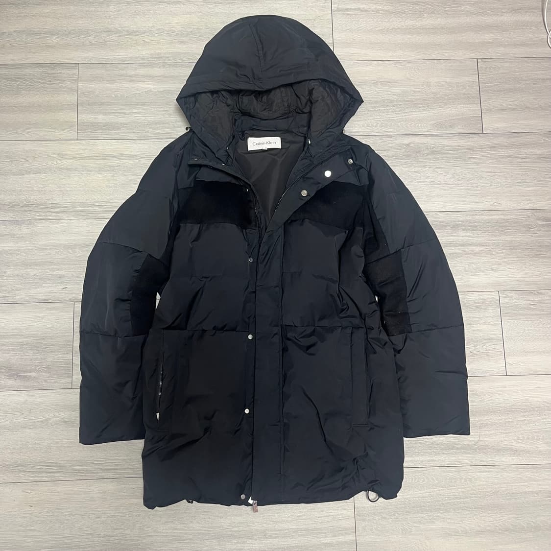 캘빈클라인 블랙 패딩L 상품이미지1