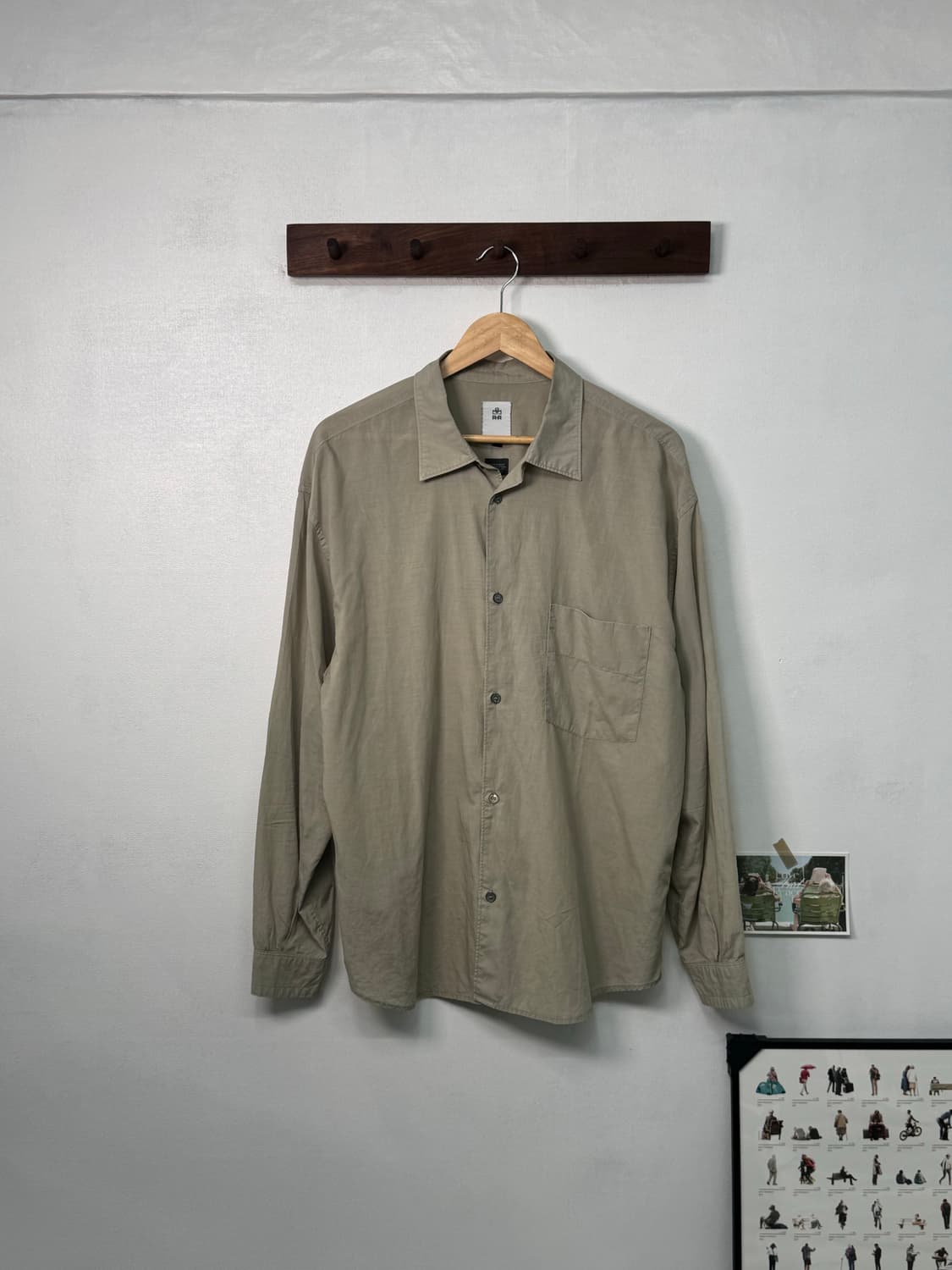 폴리테루 텐코 셔츠 빈티지 그린/S35 상품이미지1