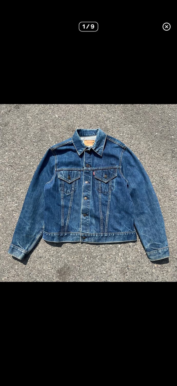 70's 리바이스 3세대 70505 데님 트러커 자켓 상품이미지1