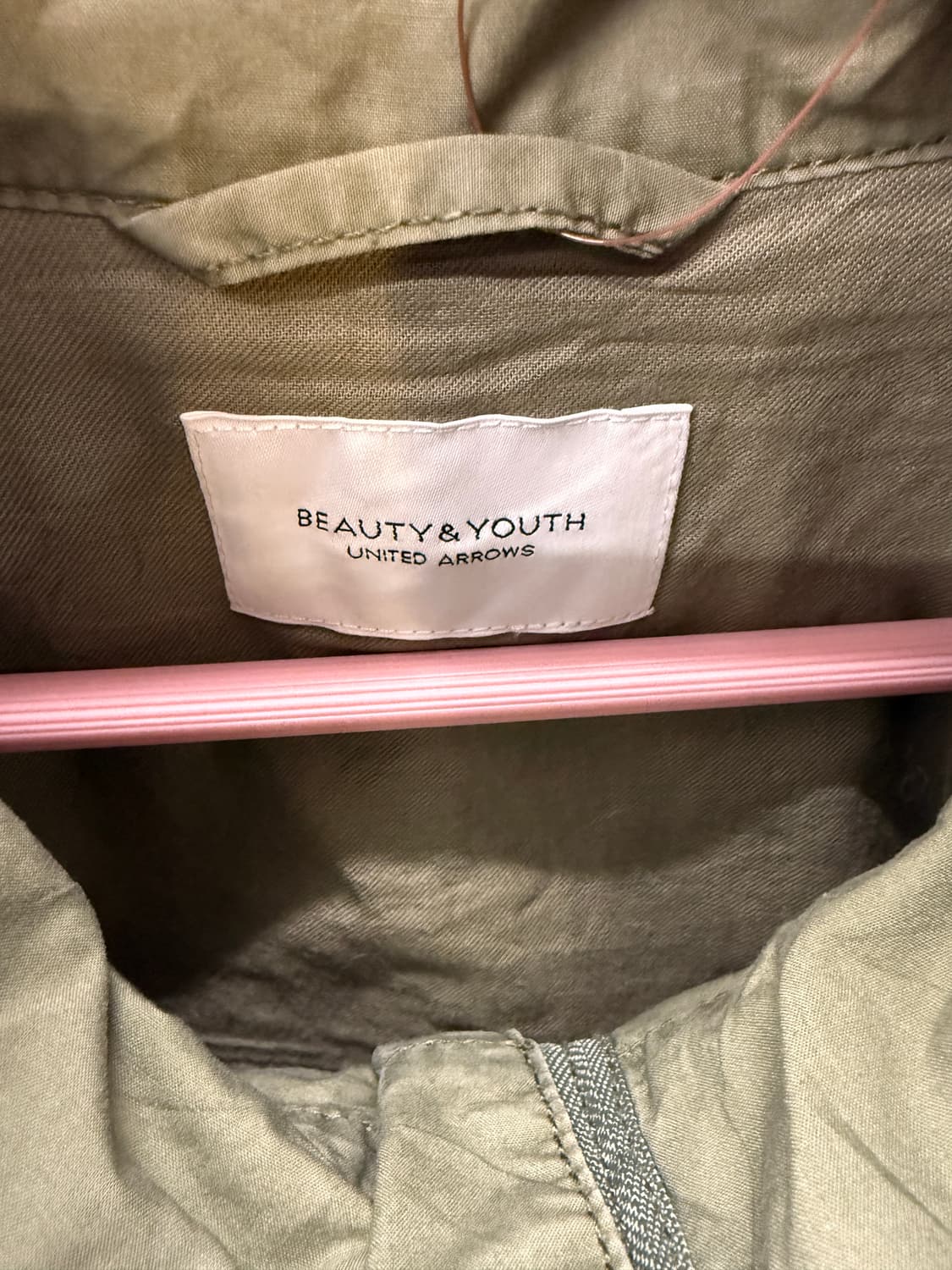 BnY 뷰티 앤 유쓰 카키 자켓 상품이미지6