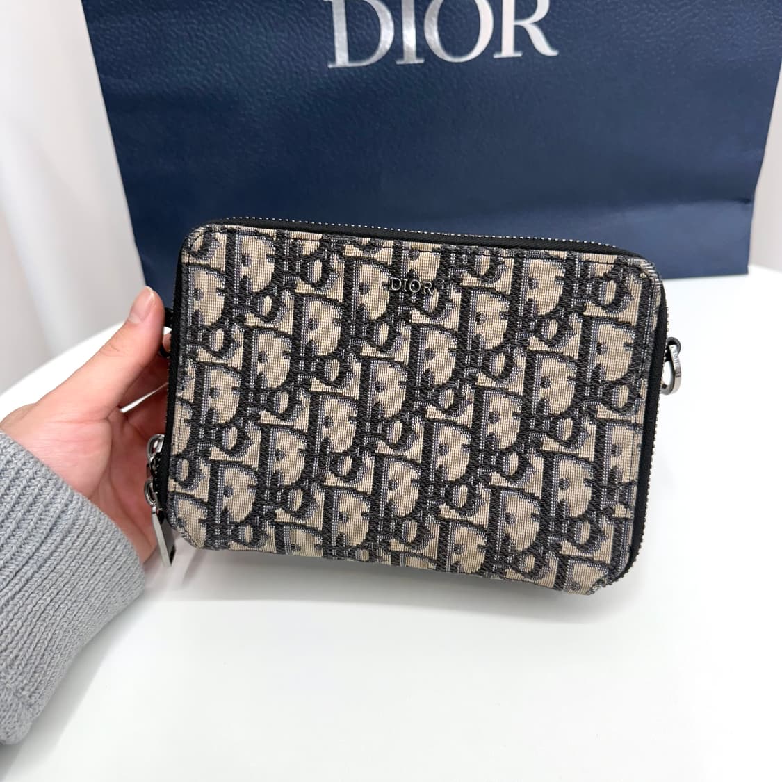 [정품] 디올 오블리크 스트랩 파우치 메신저 크로스백 상품이미지2