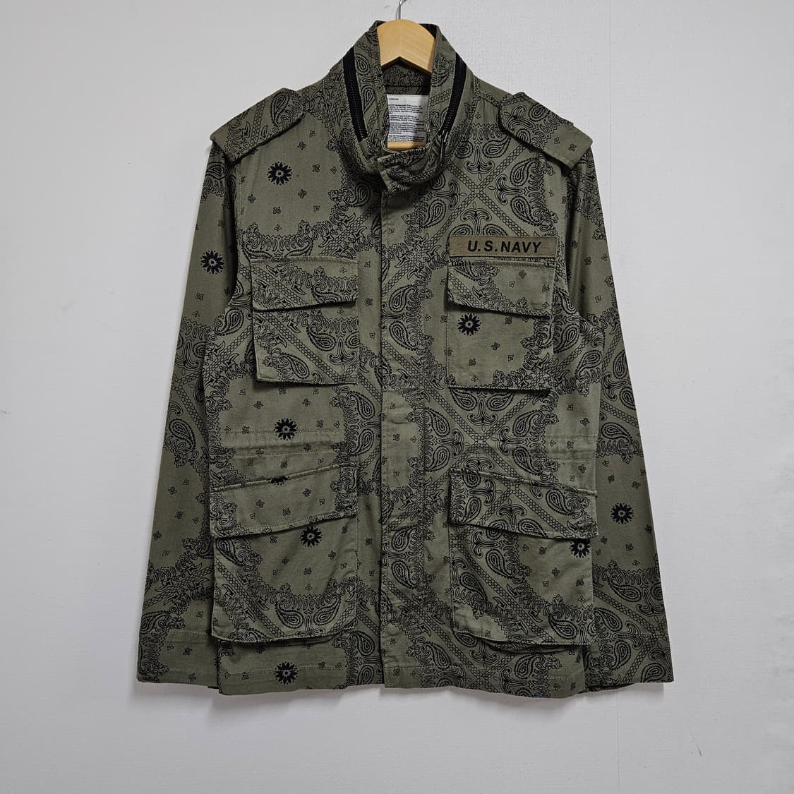 코데즈컴바인 페이즐리 패턴 필드자켓 95-100 상품이미지2