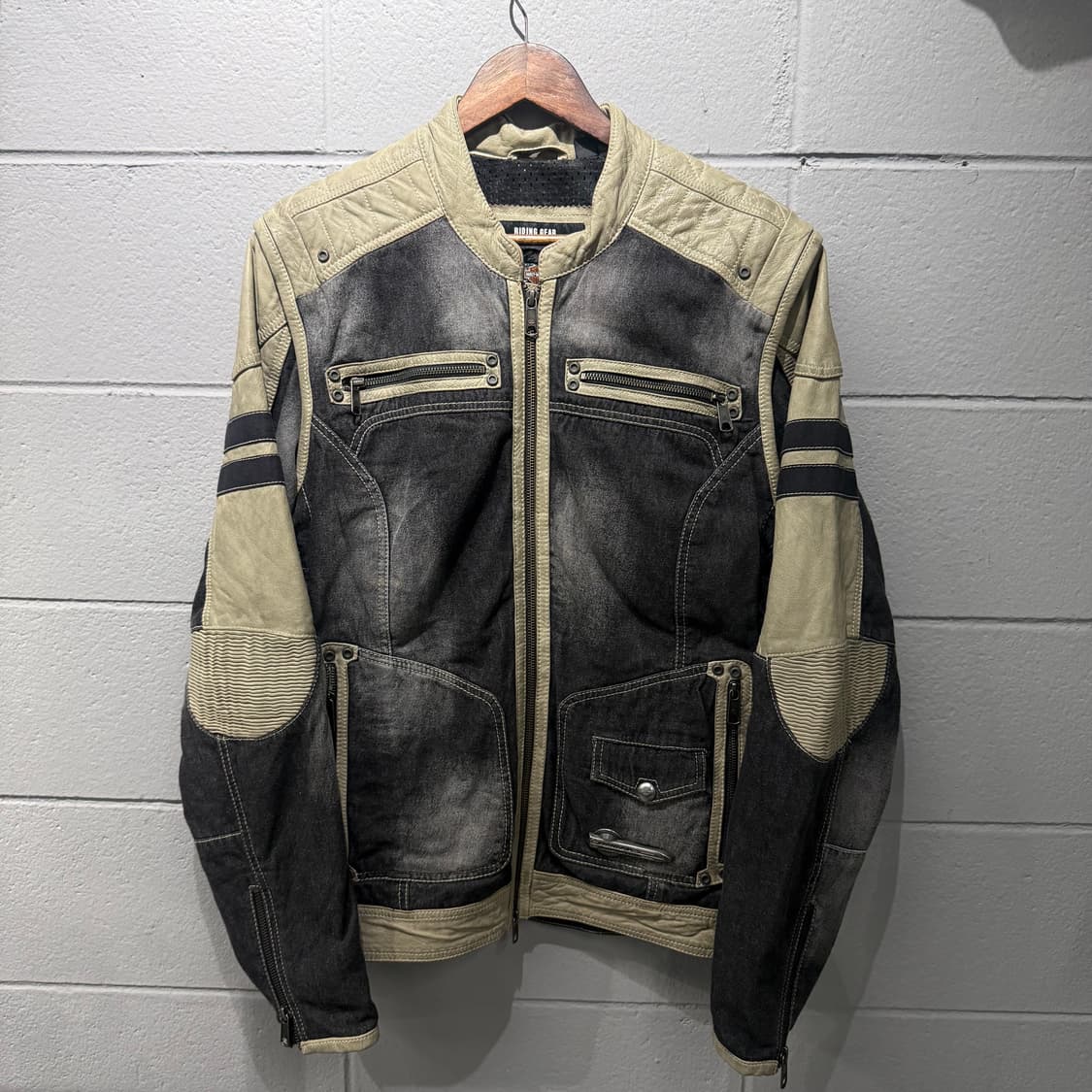 할리데이비슨 컨버터블 더티 워싱 라이더 자켓 상품이미지2