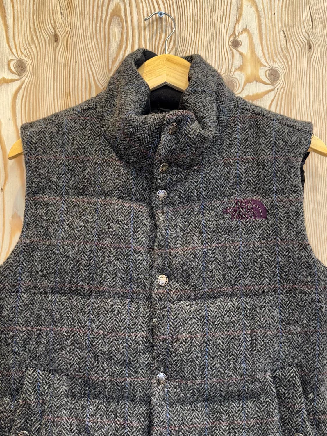 노스페이스 해리스트위드 울 패딩 베스트 상품이미지3