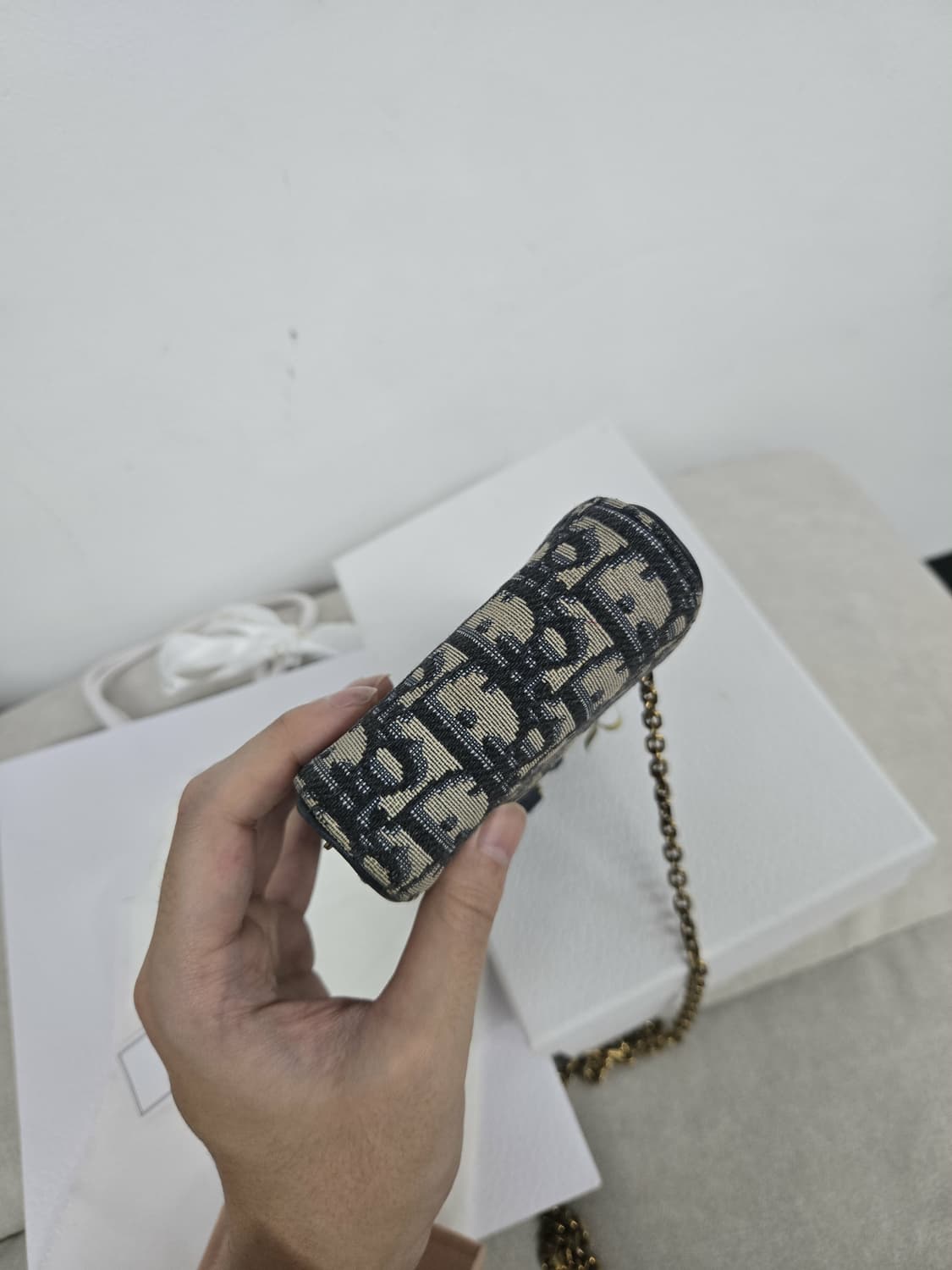 [보증서 정품]디올 오블리크 폰홀더백 숄더백 상품이미지5