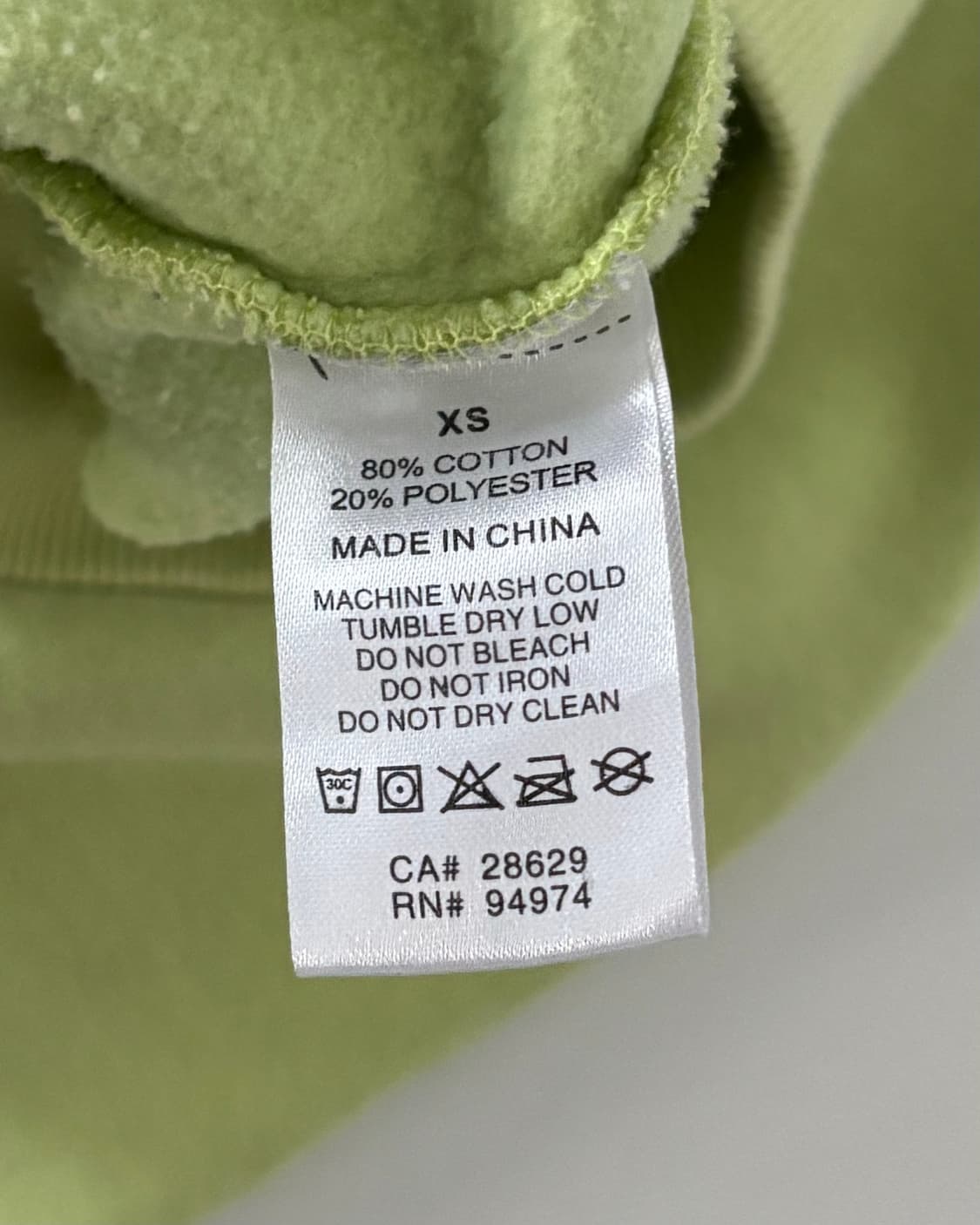 Stussy 스투시 라임컬러 USA스탁로고 후드티 상품이미지8