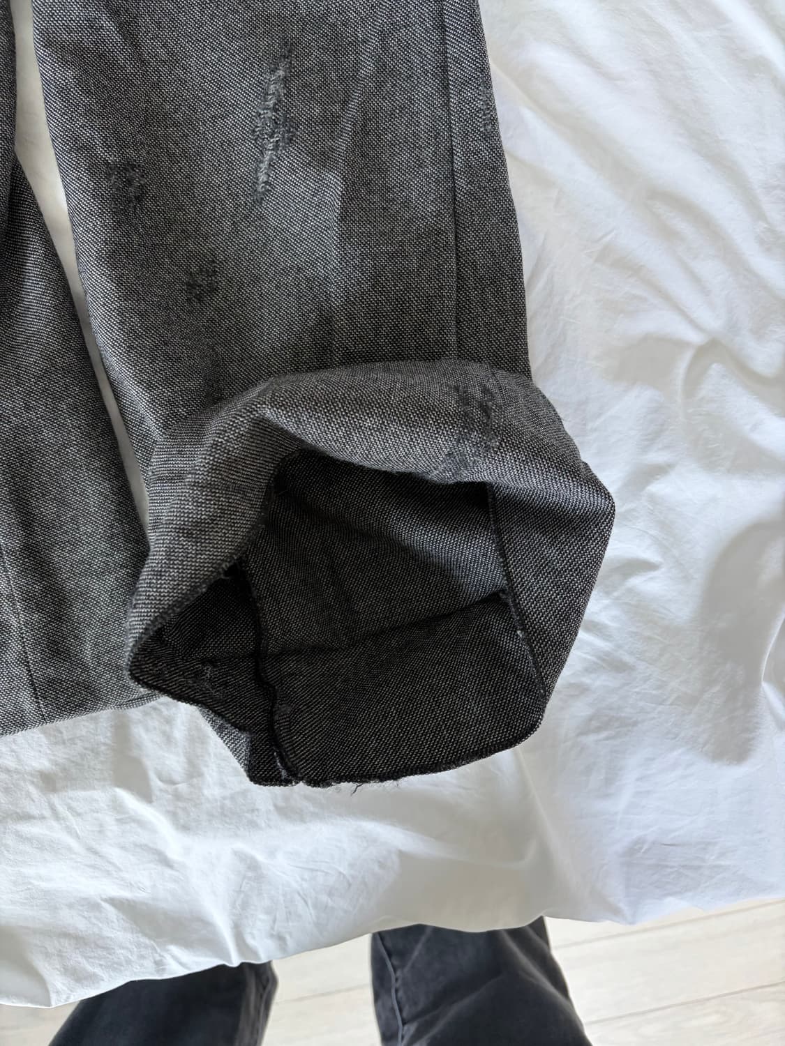 마르니(MARNI) 디스트로이드 플레어 팬츠 size 48 상품이미지9