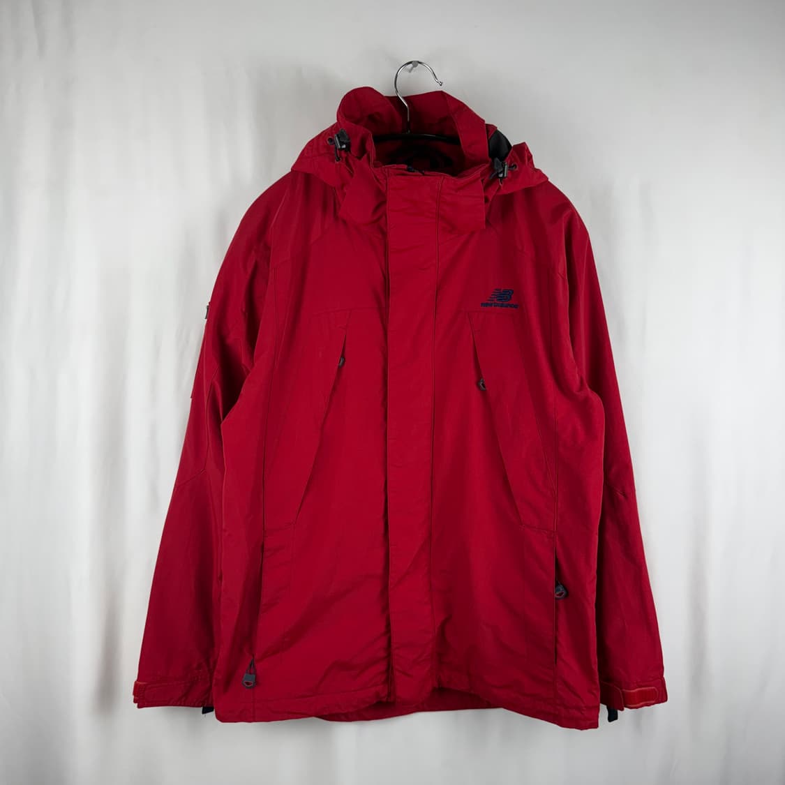 90) 뉴발란스 나일론 바람막이 자켓 레드 상품이미지2