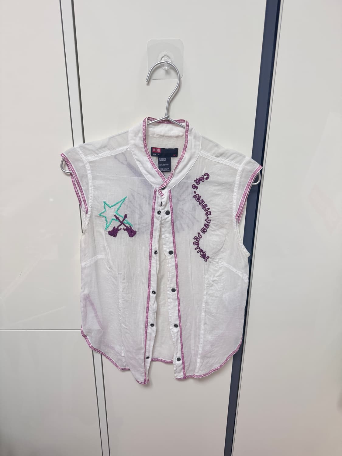 디젤 슬리브리스 민소매 탑 상품이미지1