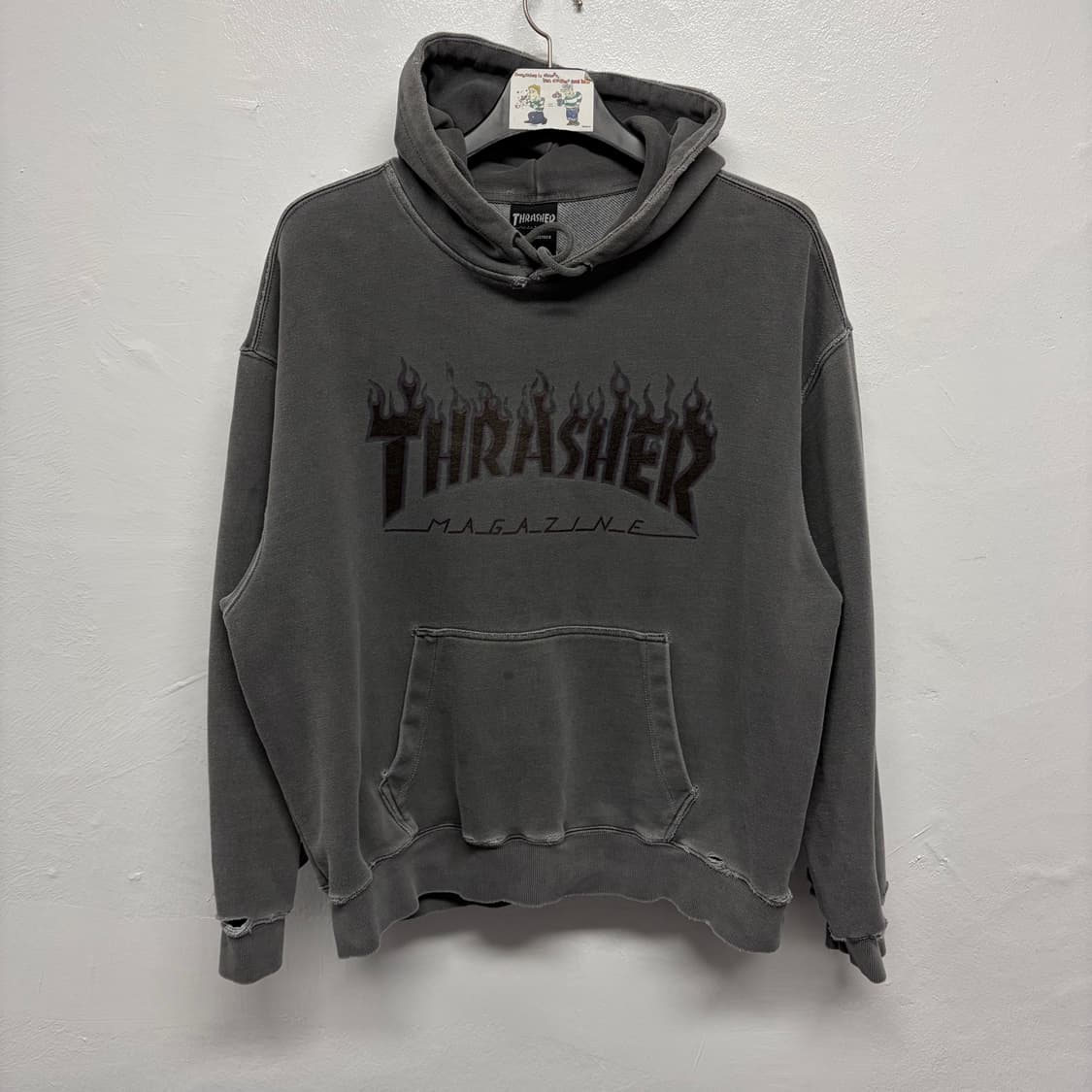 트레셔 피그먼트 그런지 후디 상품이미지1