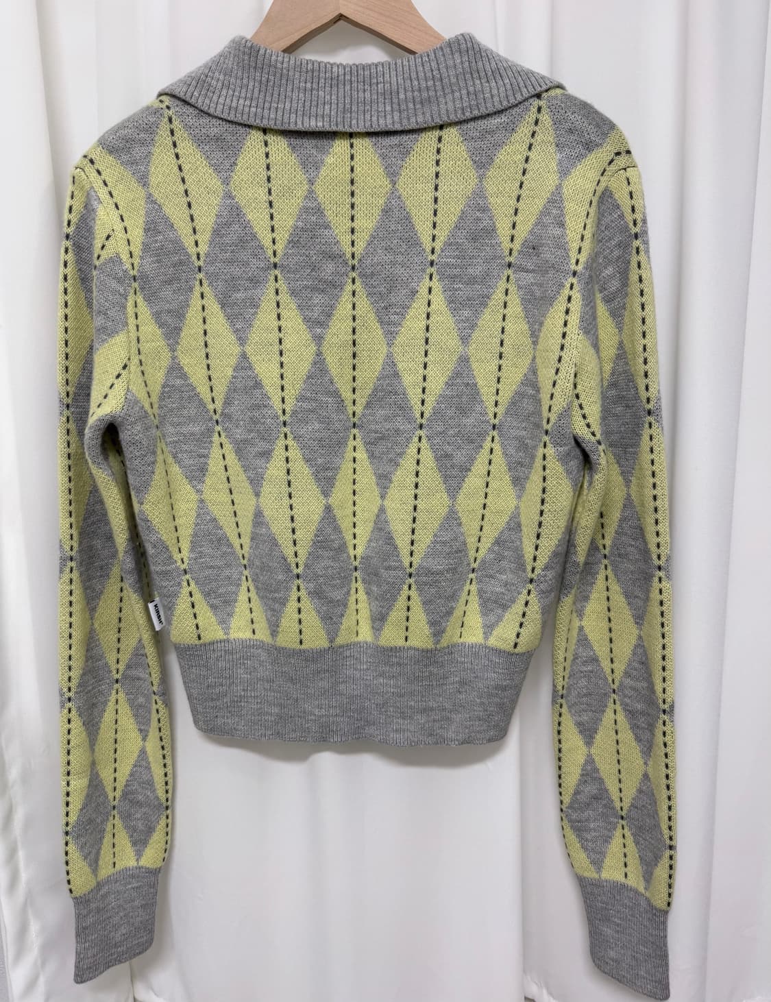 키르시 아가일 니트 상품이미지7