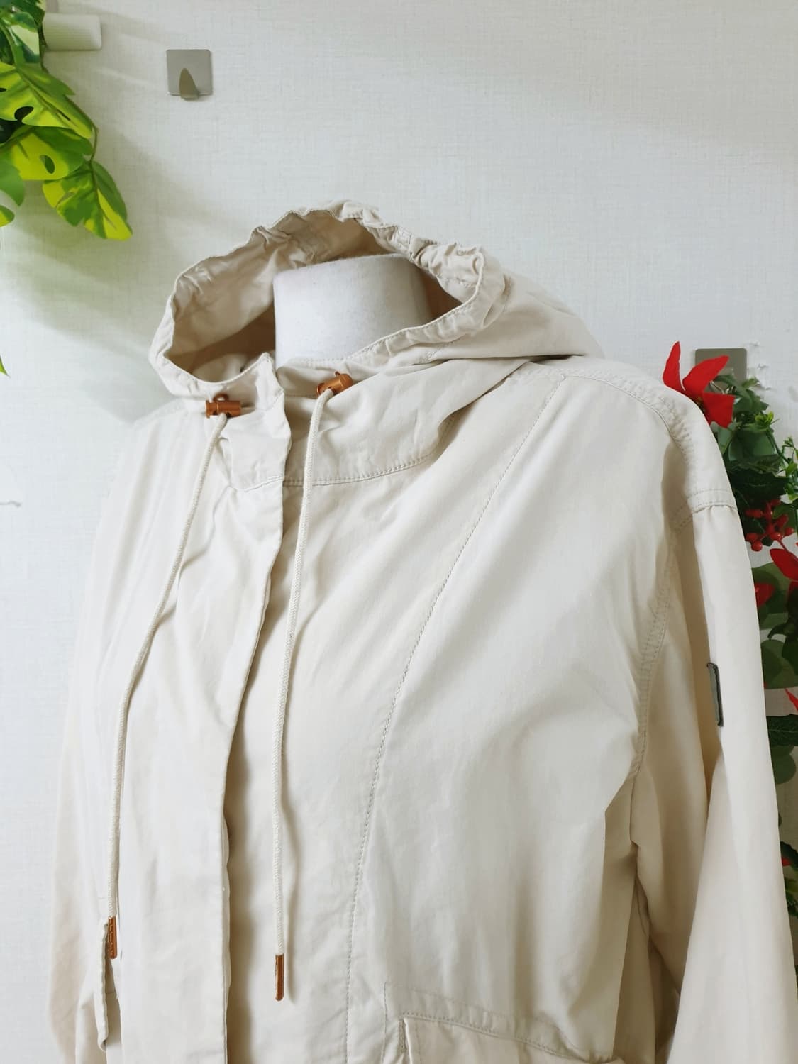 CK 후드 바람막이 55 66 밀크베이지 상품이미지6