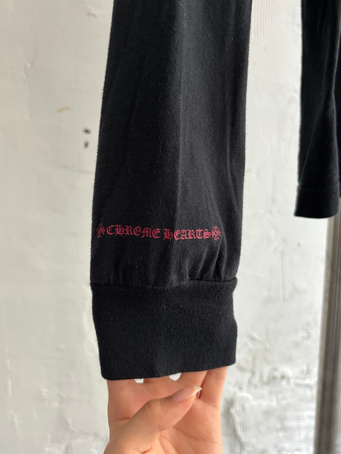 Chrome Hearts 크롬하츠 레드 홀스슈 로고 스태프 롱슬리브  상품이미지4