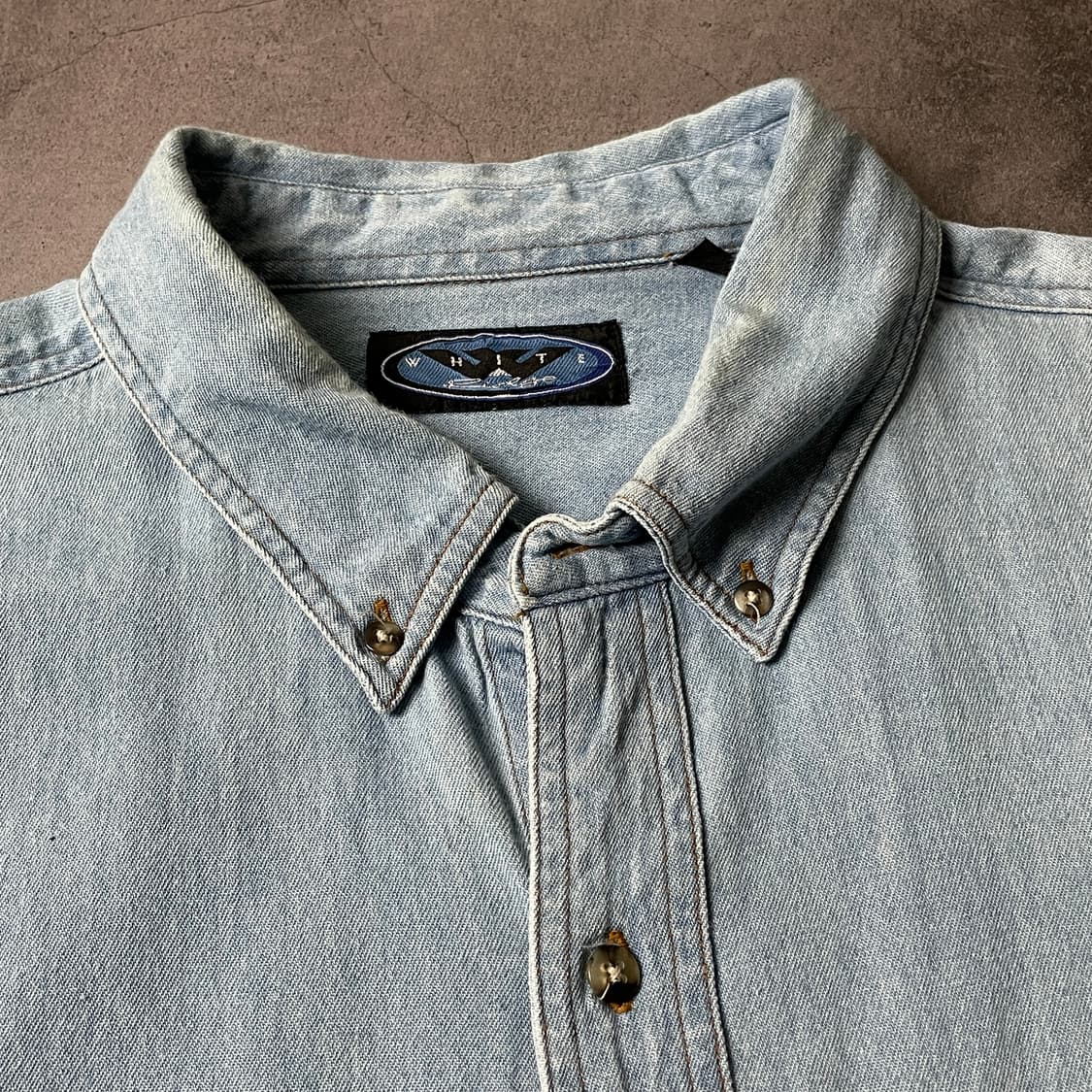 UNKNOWN 빈티지 코튼 데님 셔츠 A00694 상품이미지2