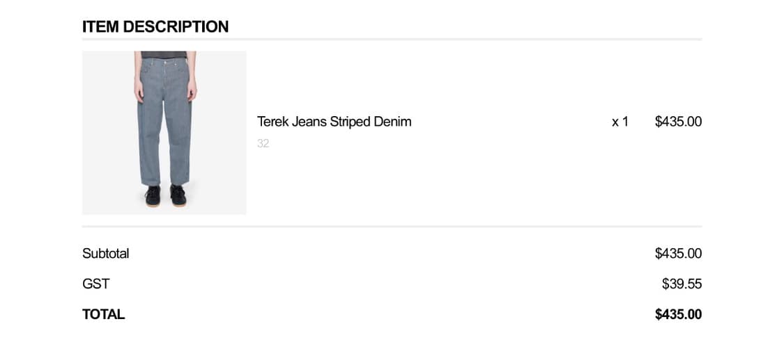 A kind of guise 스트라이프 바지 32사이즈 상품이미지10