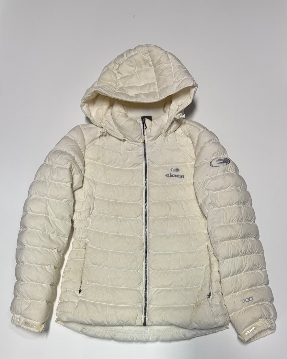 여성 아이더 Eider 구스다운 후드 경량 패딩 자켓 상품이미지1