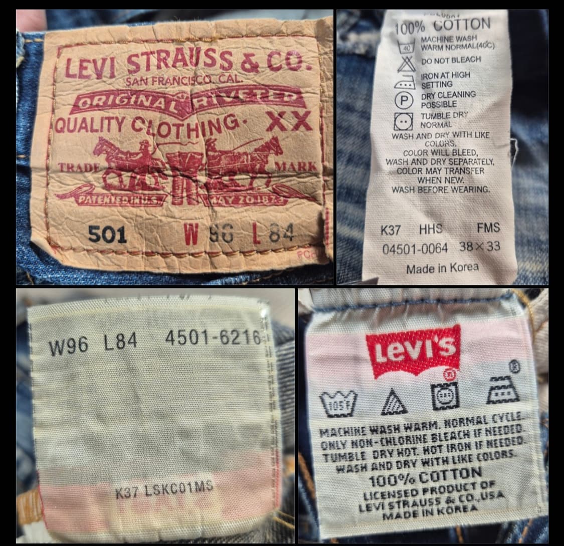 리바이스 90s 국산 501 상품이미지4