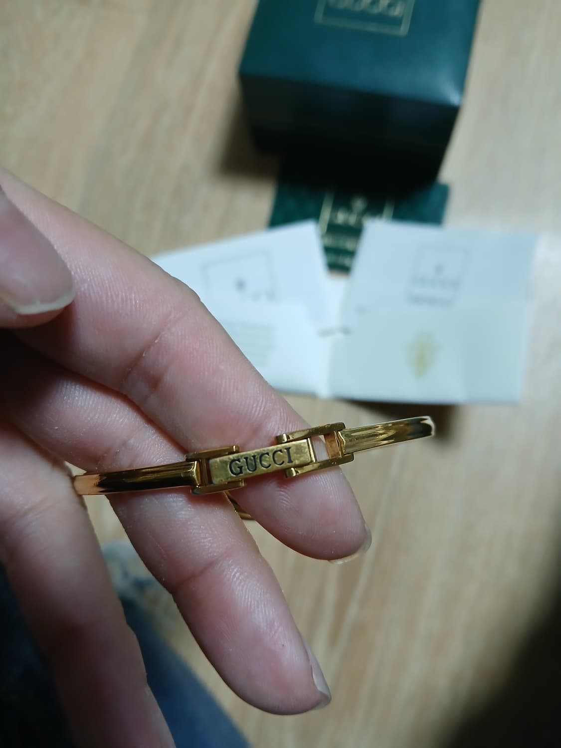 정품)구찌 베젤링 시계 풀세트 상품이미지6