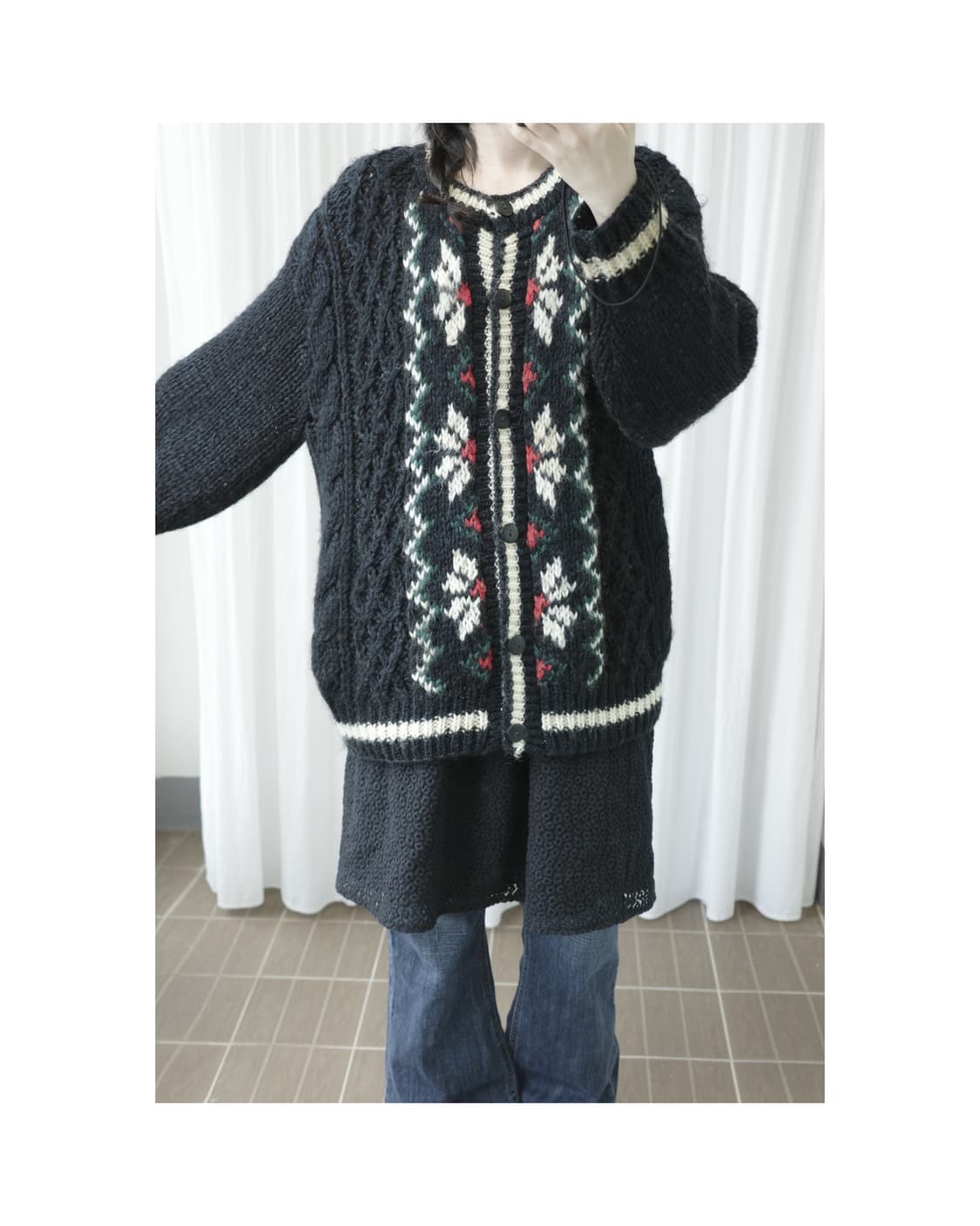 Vintage knit cardigan 상품이미지3