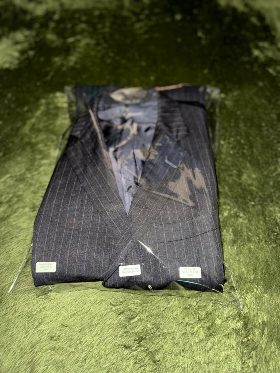 브룩스 브라더스 MADE IN USA 스트라이프 비스코스 블레이저 상품이미지10