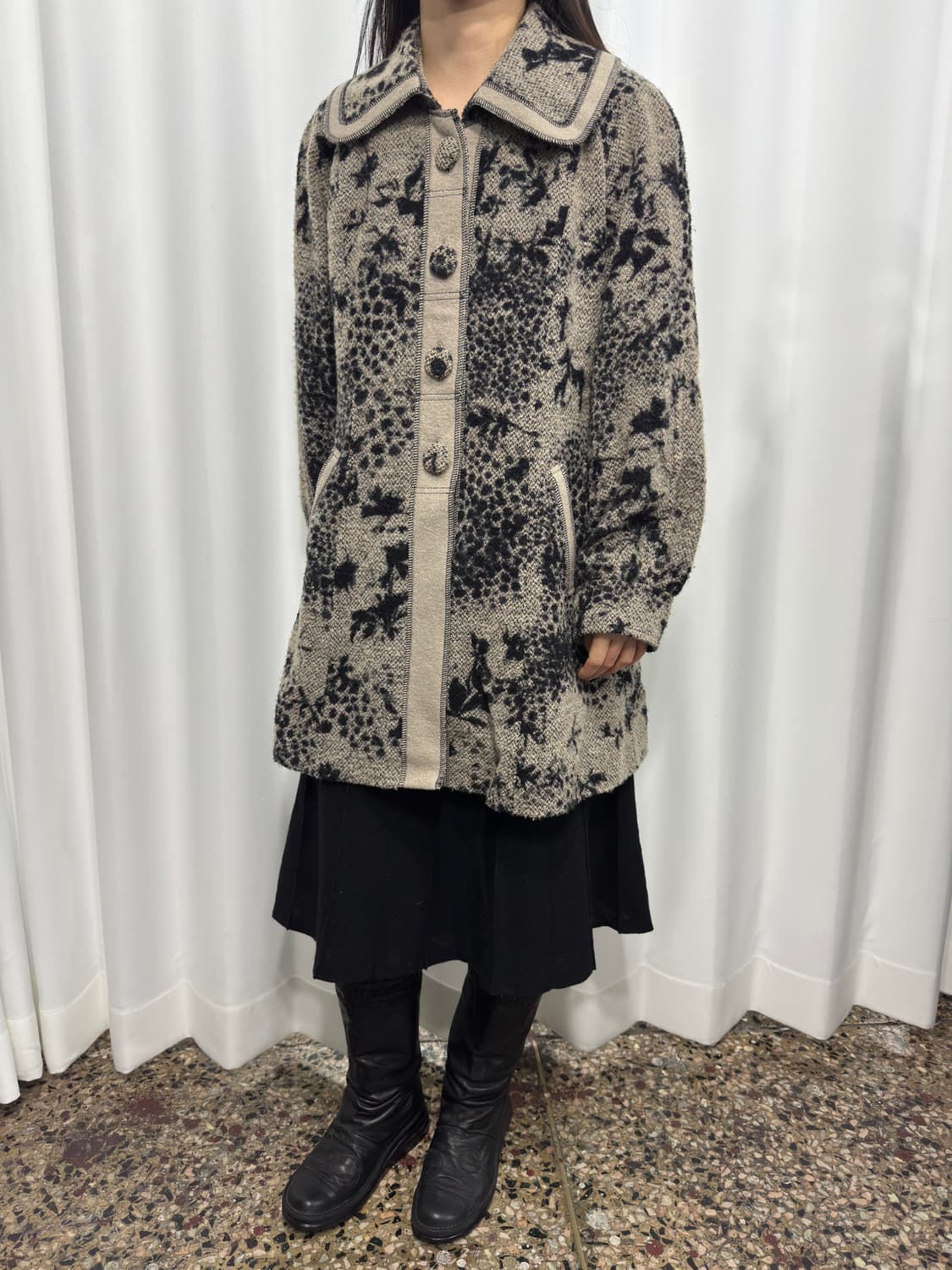 pattern coat 상품이미지3