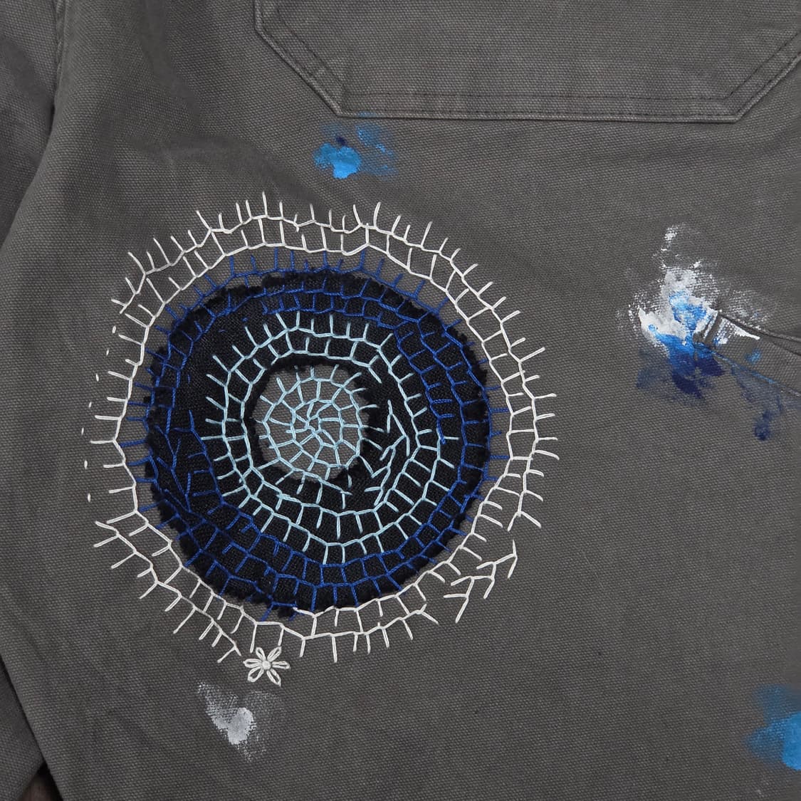 S.O/자수, 패치워크, 핸드페인팅 커스텀 팬츠 상품이미지7