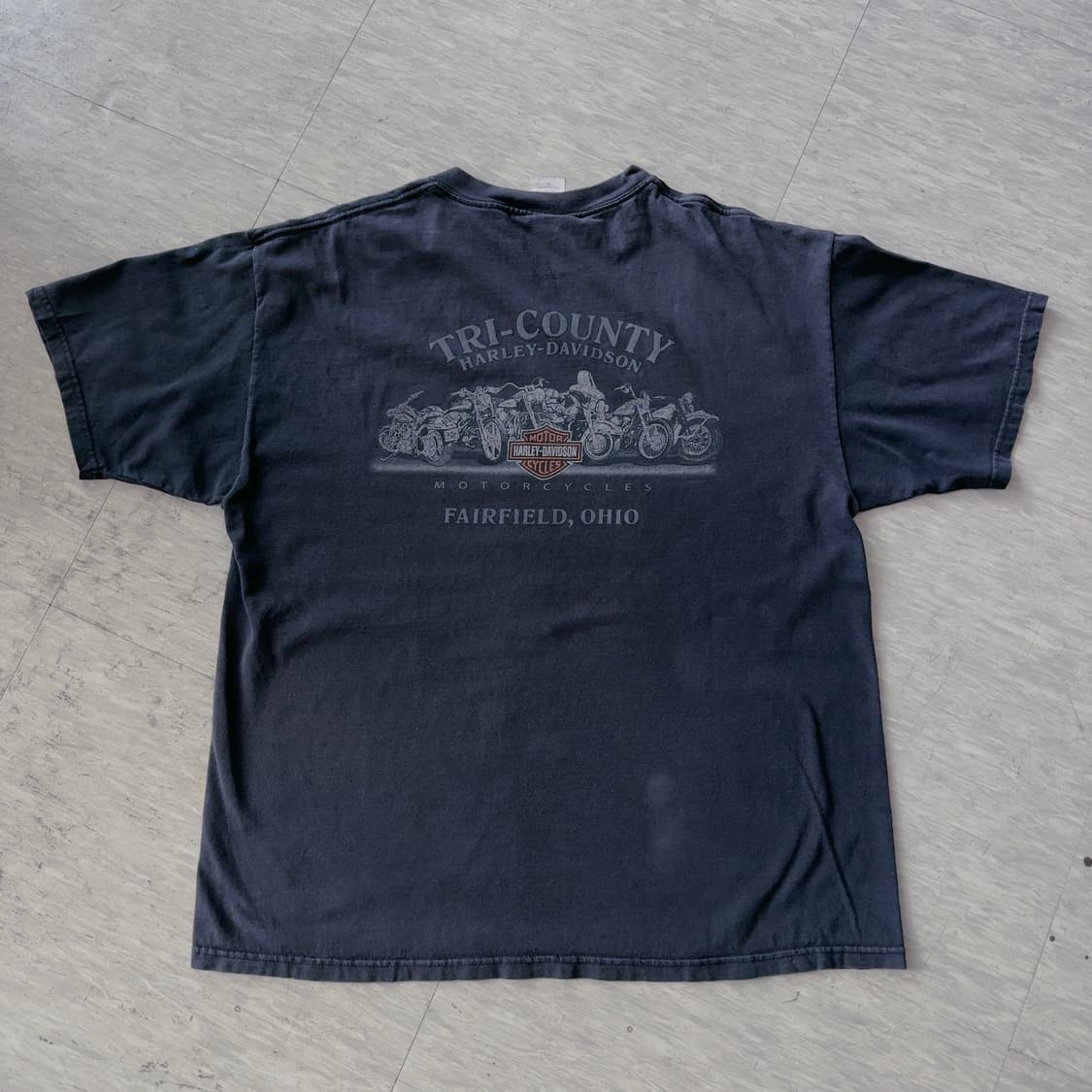 90s MADE IN USA 할리데이비슨 반팔 티셔츠 XL 상품이미지5