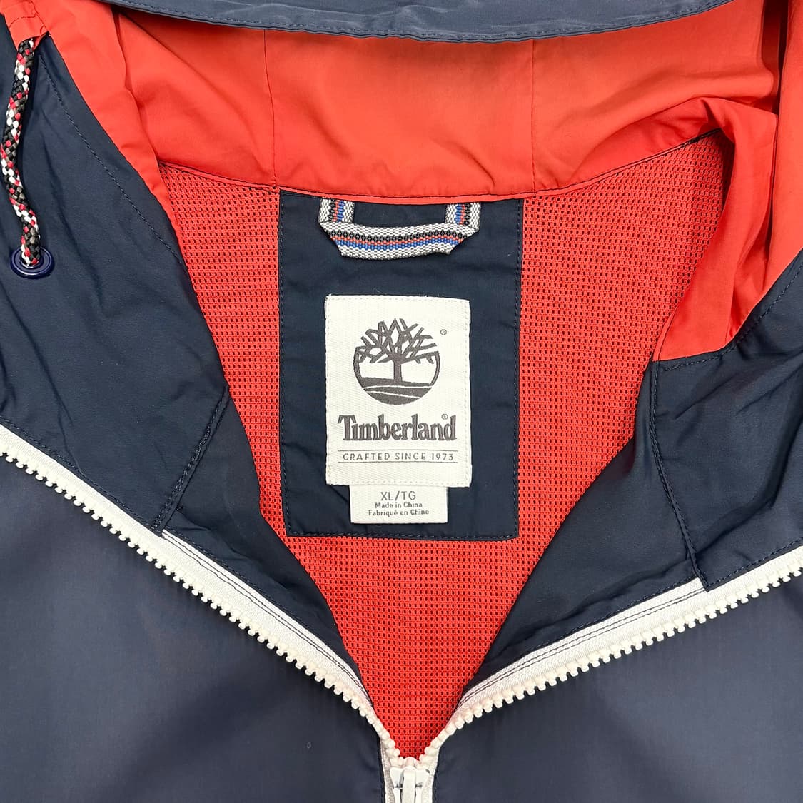 (XL) 팀버랜드 네이비 후드 바람막이 자켓 상품이미지5