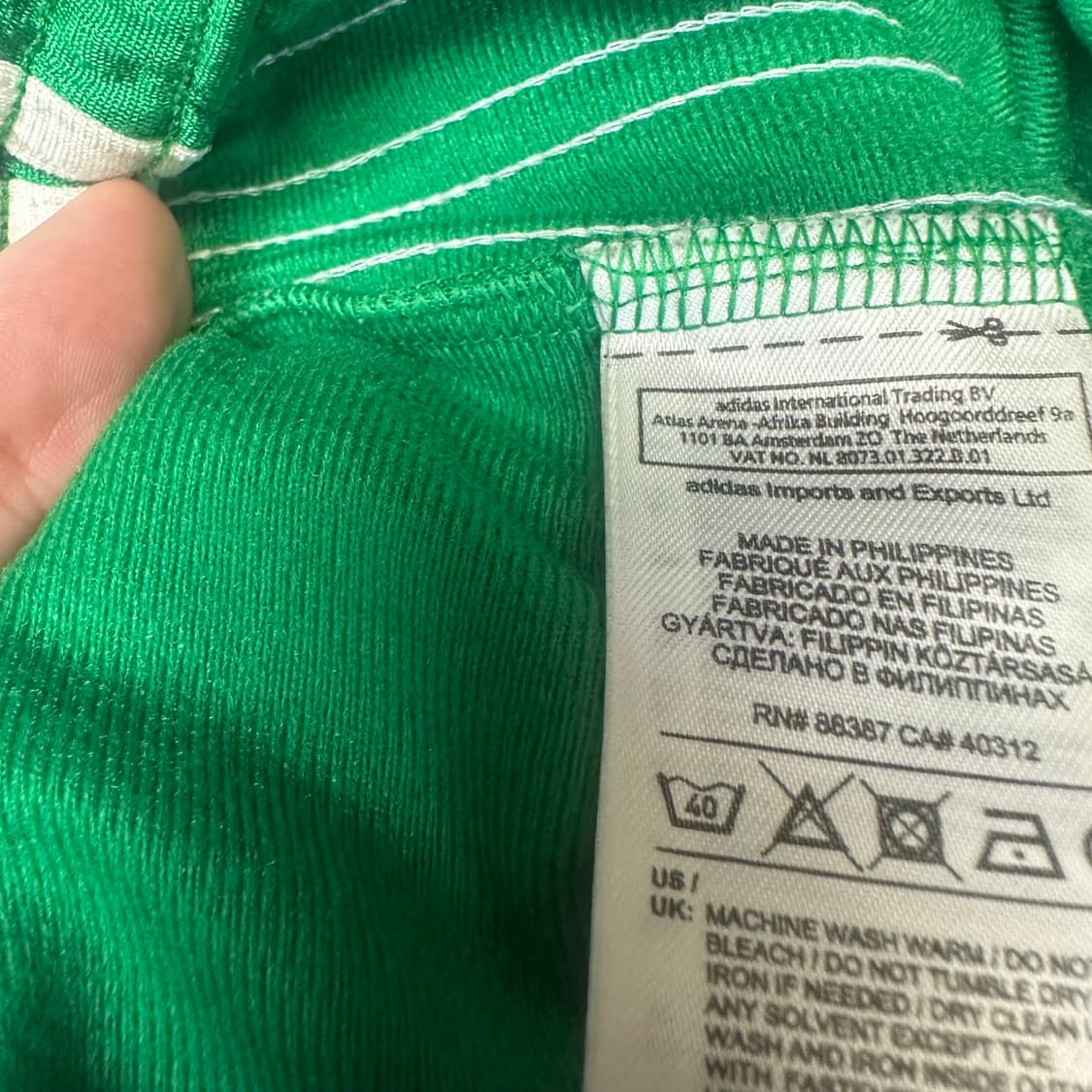아디다스 빈티지 파이어버드 삼선 그린트랙팬츠 S 상품이미지4