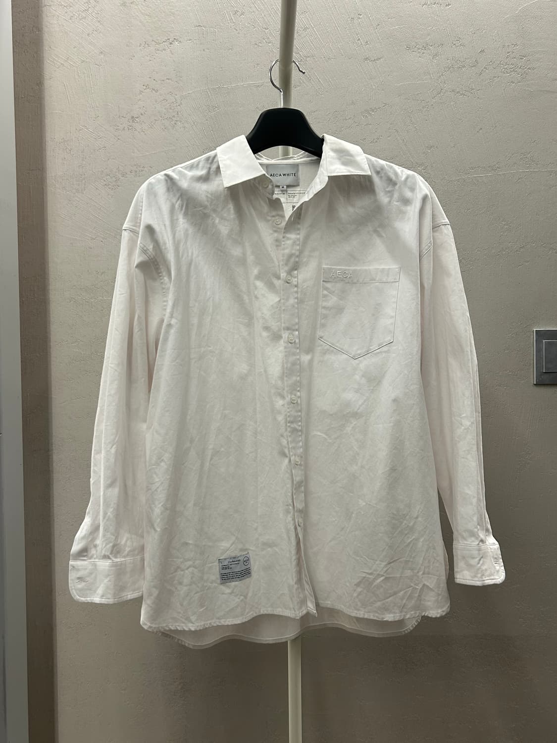 AECA WHITE 옥스포트 화이트 셔츠 상품이미지2