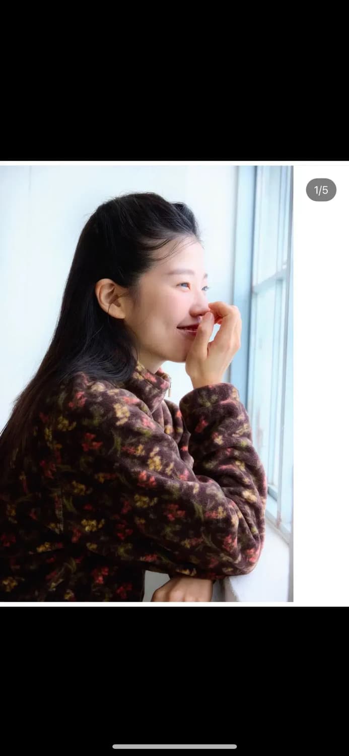 콜로신스 꽃무늬 플리스 후리스 TeddyBear Love Winter F 상품이미지1