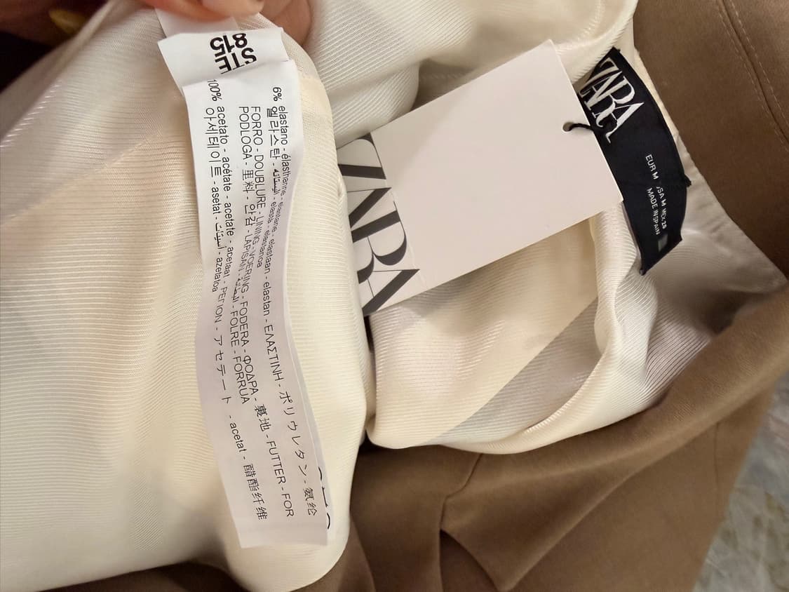 M사이즈) 자라 브라운 오버핏 자켓 오피스룩 간절기자켓 상품이미지5