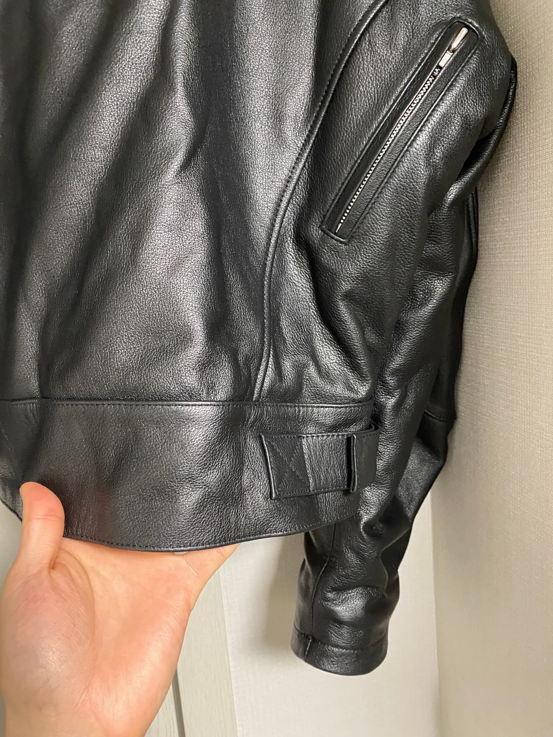 선데이오프클럽 소가죽자켓 사이즈1 상품이미지6