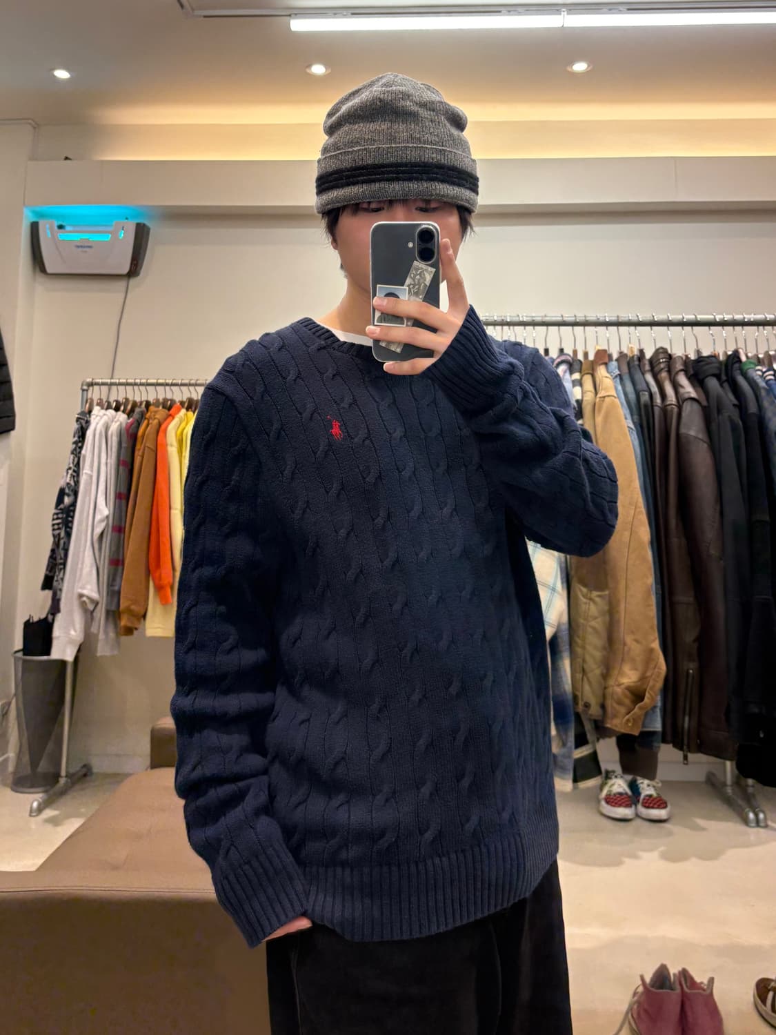 폴로 랄프로렌 꽈배기 니트 상품이미지6