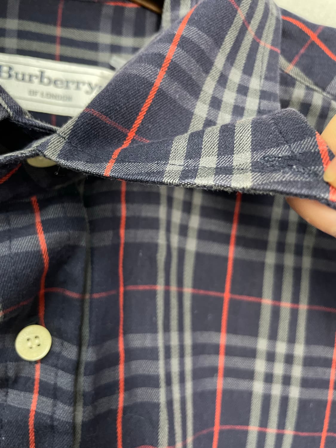 버버리 체크 반팔 셔츠  H2447 상품이미지6