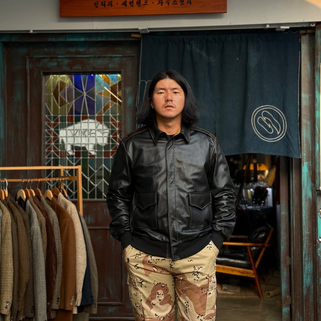 윌리스앤가이거 Type A-2 M35-098A.C-7555 레더자켓 3X 상품이미지7