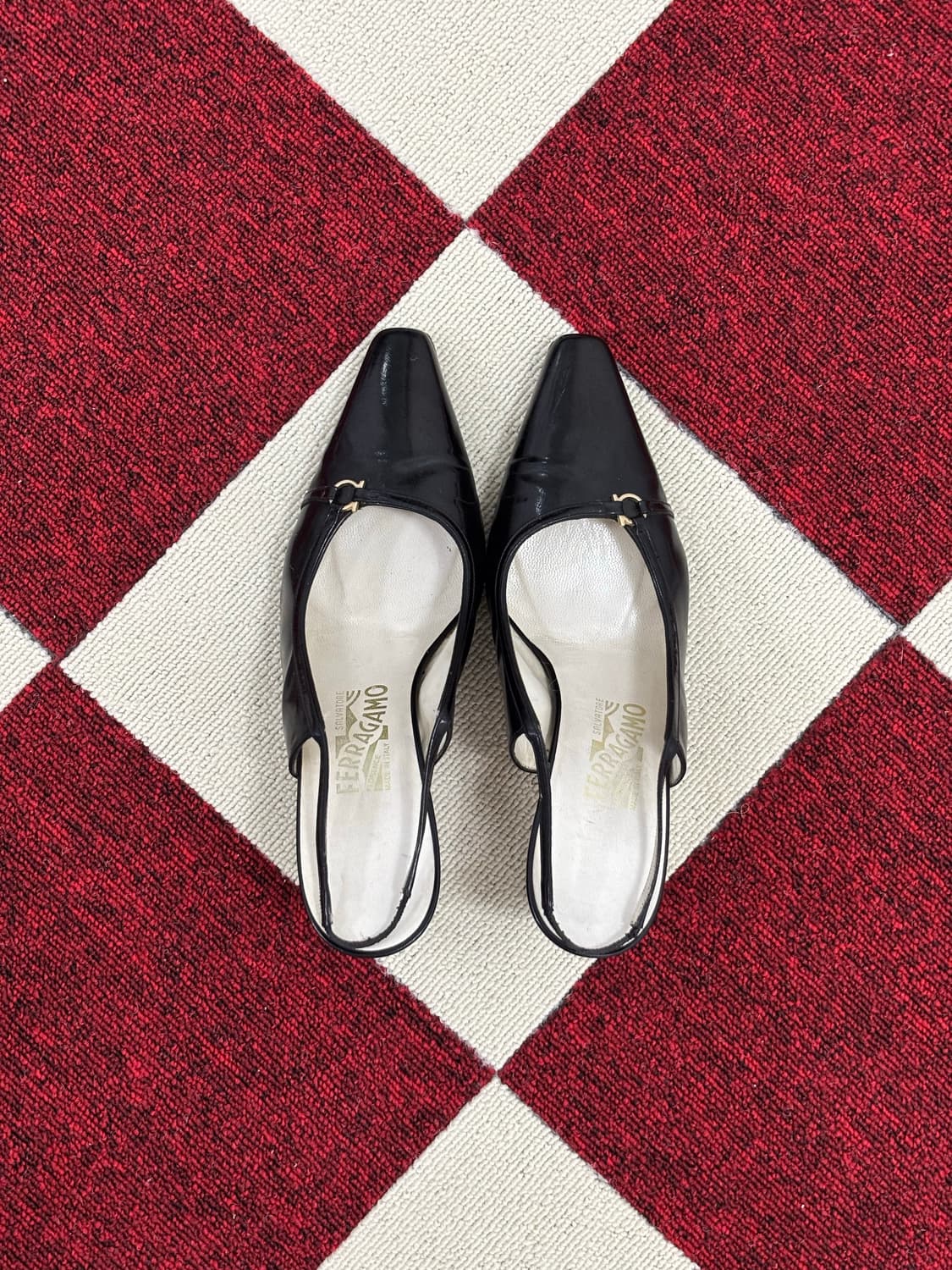 Ferragamo sling back pumps size 7.5 상품이미지1