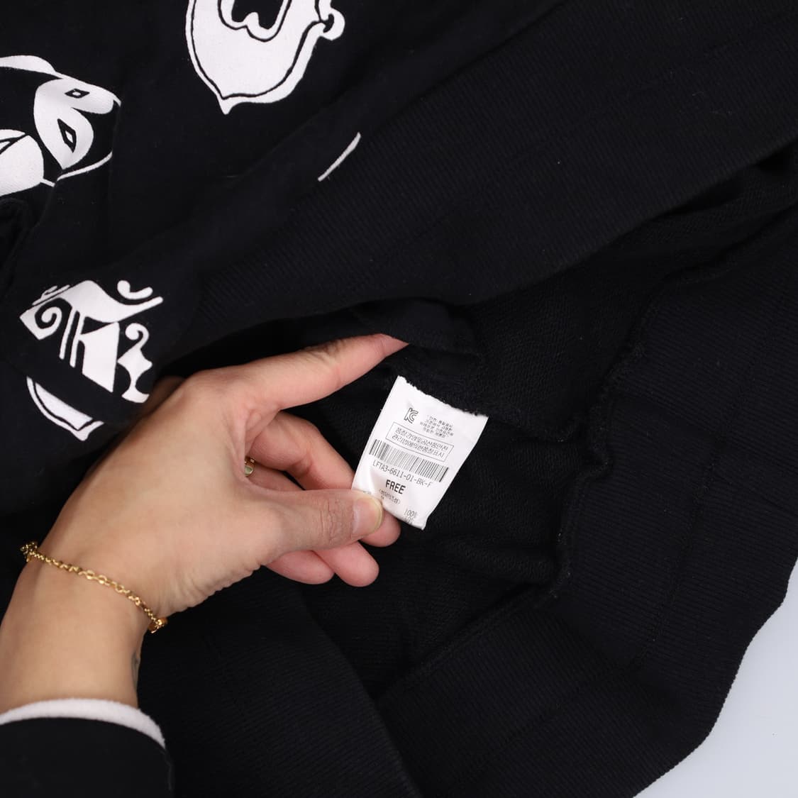 F 럭키슈에뜨 프린팅 오버핏 반팔티 0225H1 상품이미지6