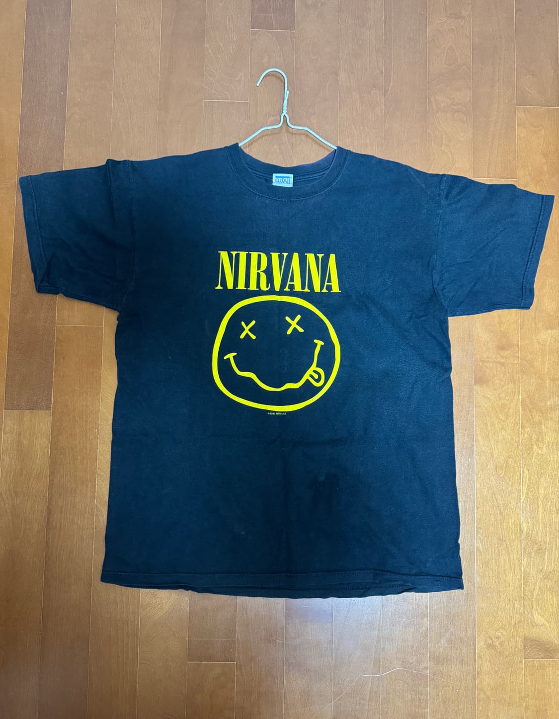 00s 너바나 스마일 로고 밴드티 L 상품이미지4