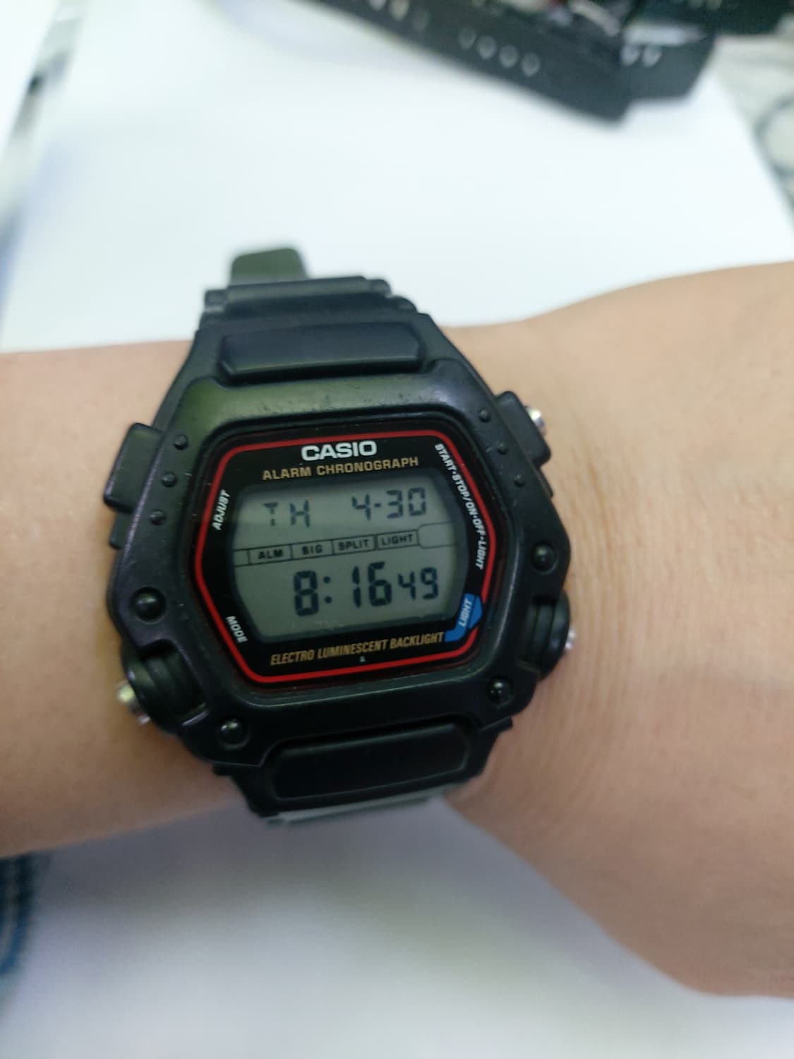 블랙 색상의 카시오 지샥 손목시계 상품이미지5