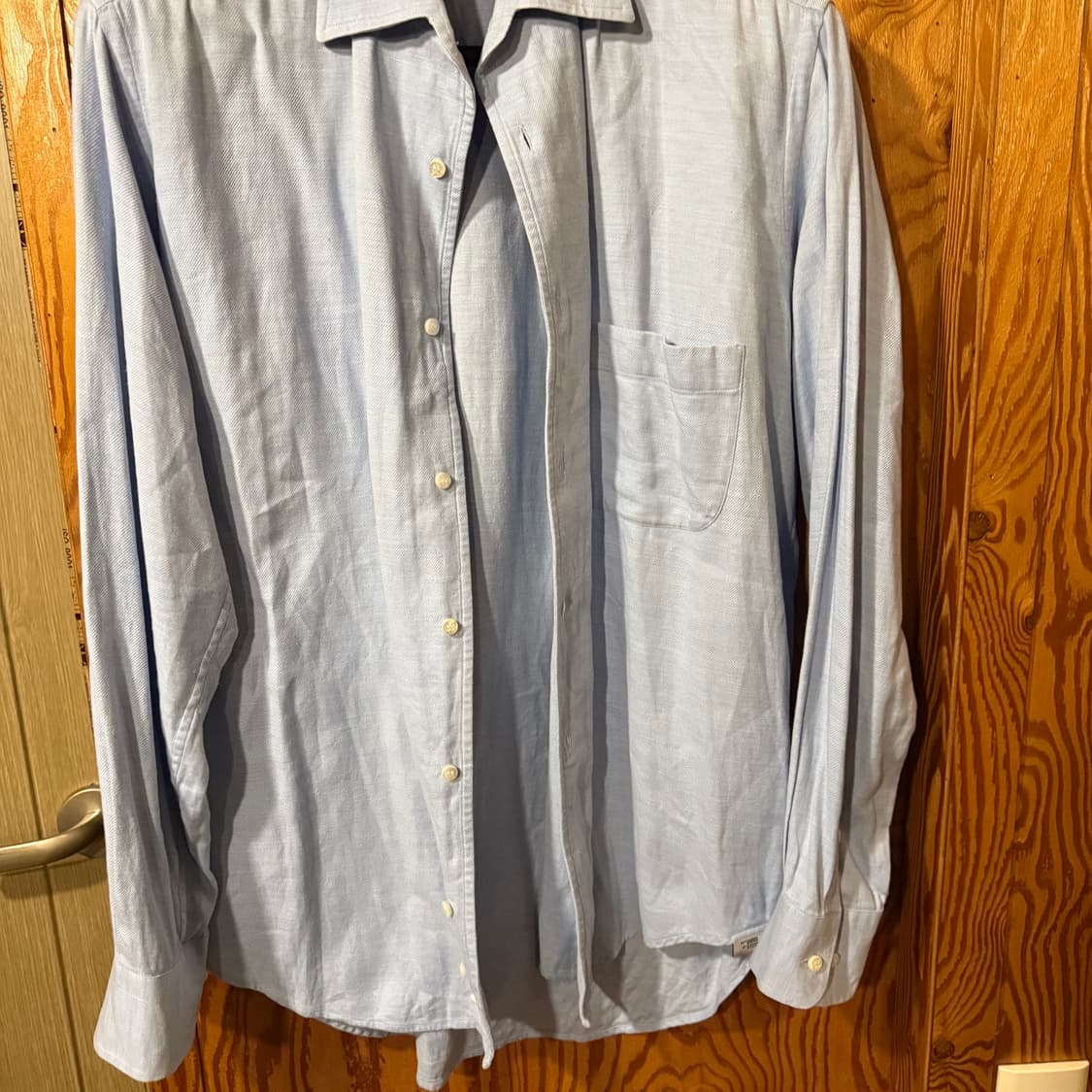  로로피아나 연청 데님 셔츠 판매 합니다.  상품이미지6