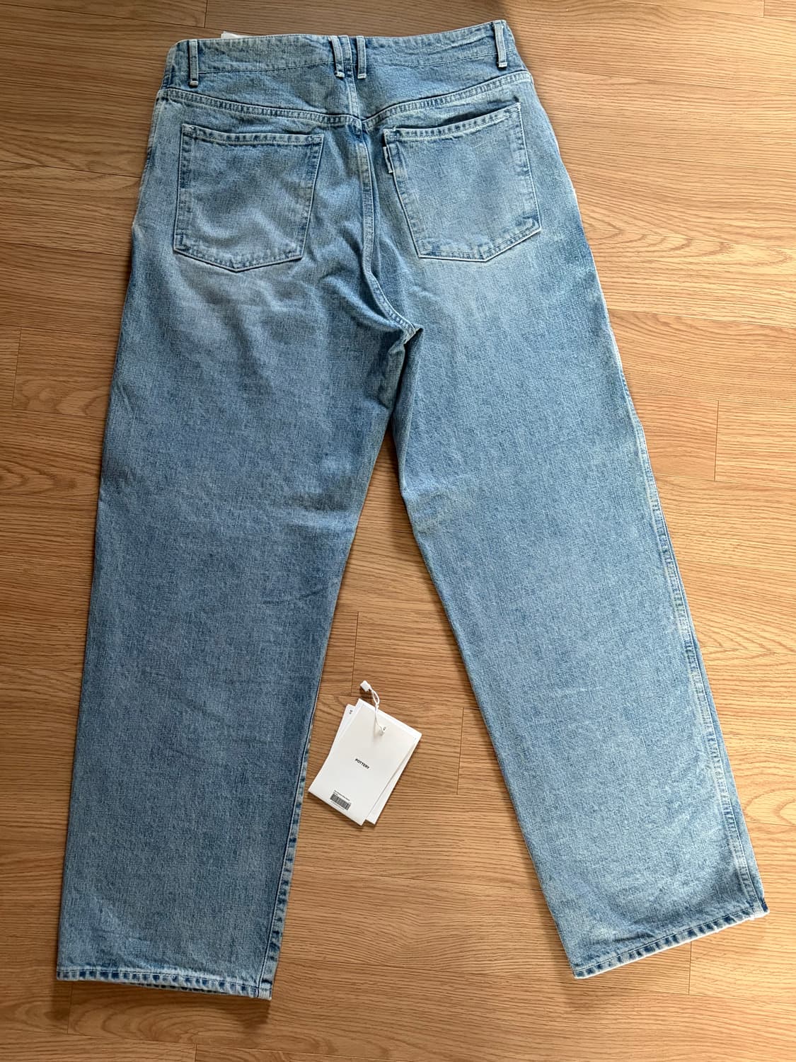 포터리 원워시드 와이드데님 3사이즈 상품이미지2