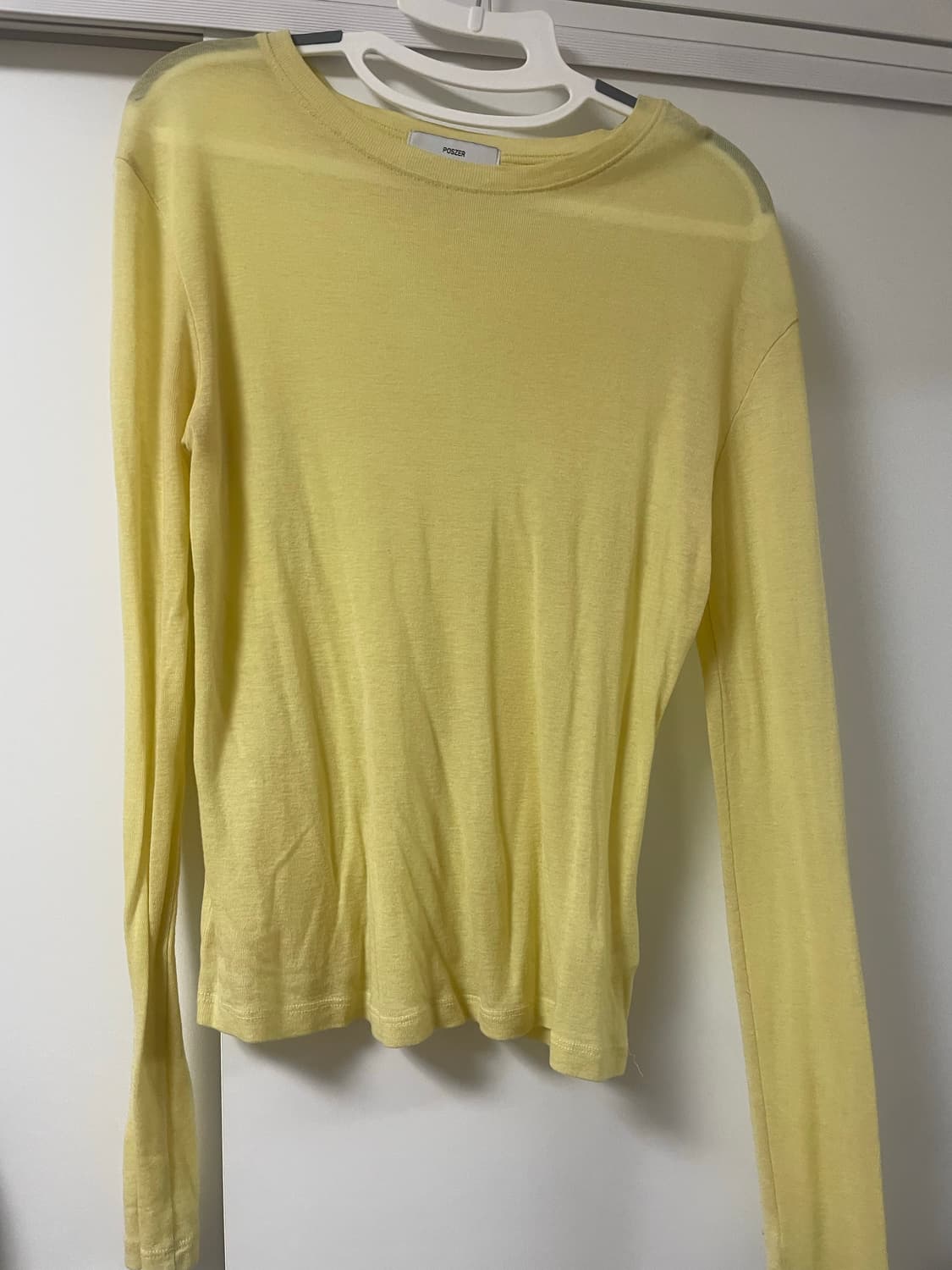 포저 레이어드 라운드 롱슬리브 레몬 상품이미지5