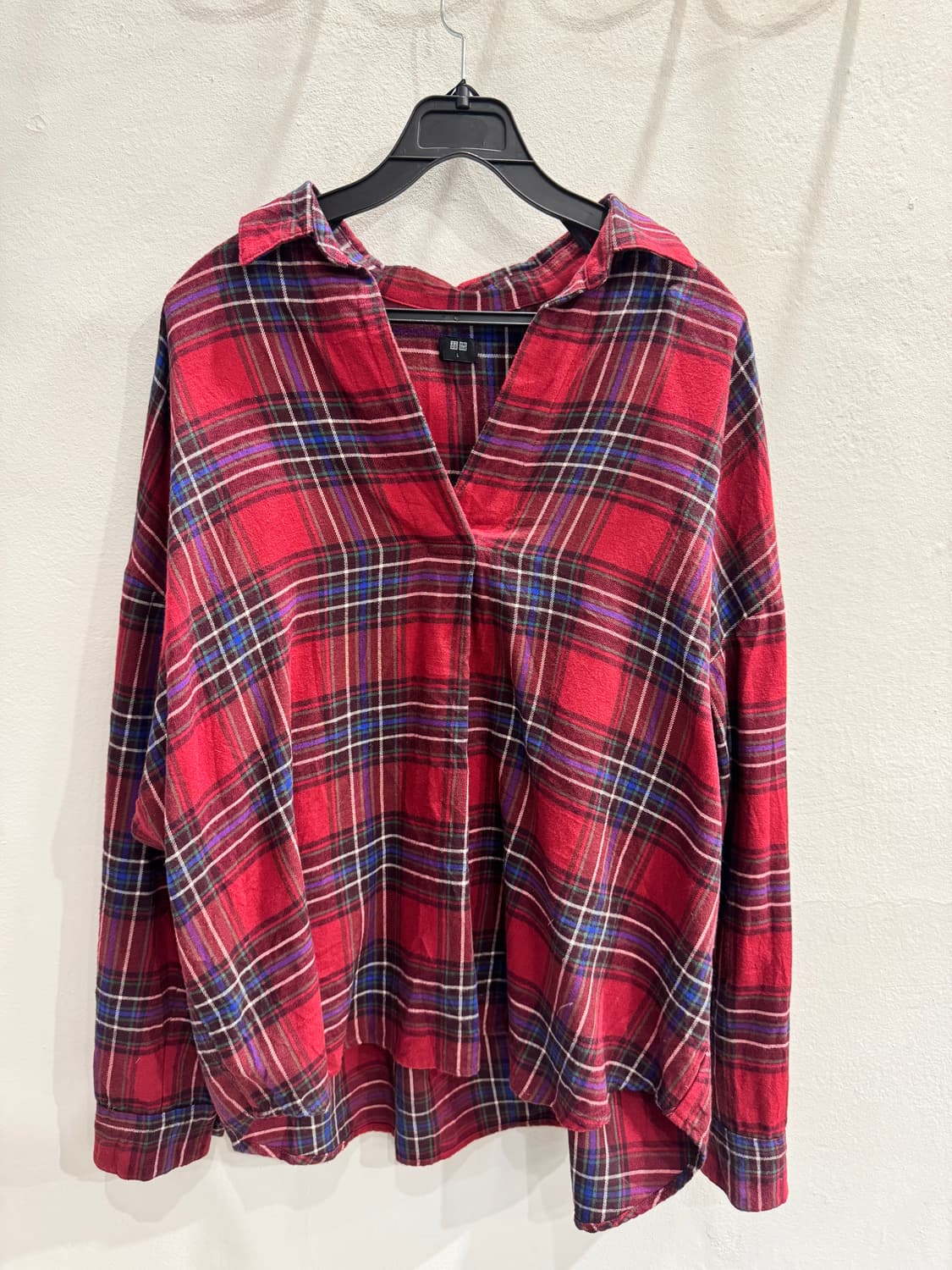 japan uniqlo 언발 체크SH 상품이미지1