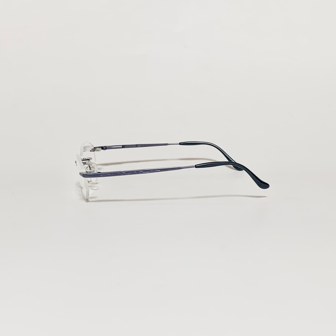 919 데드스탁 무테 슬림 라운드 오벌 초경량 블루 빈티지 픽키안경 상품이미지4