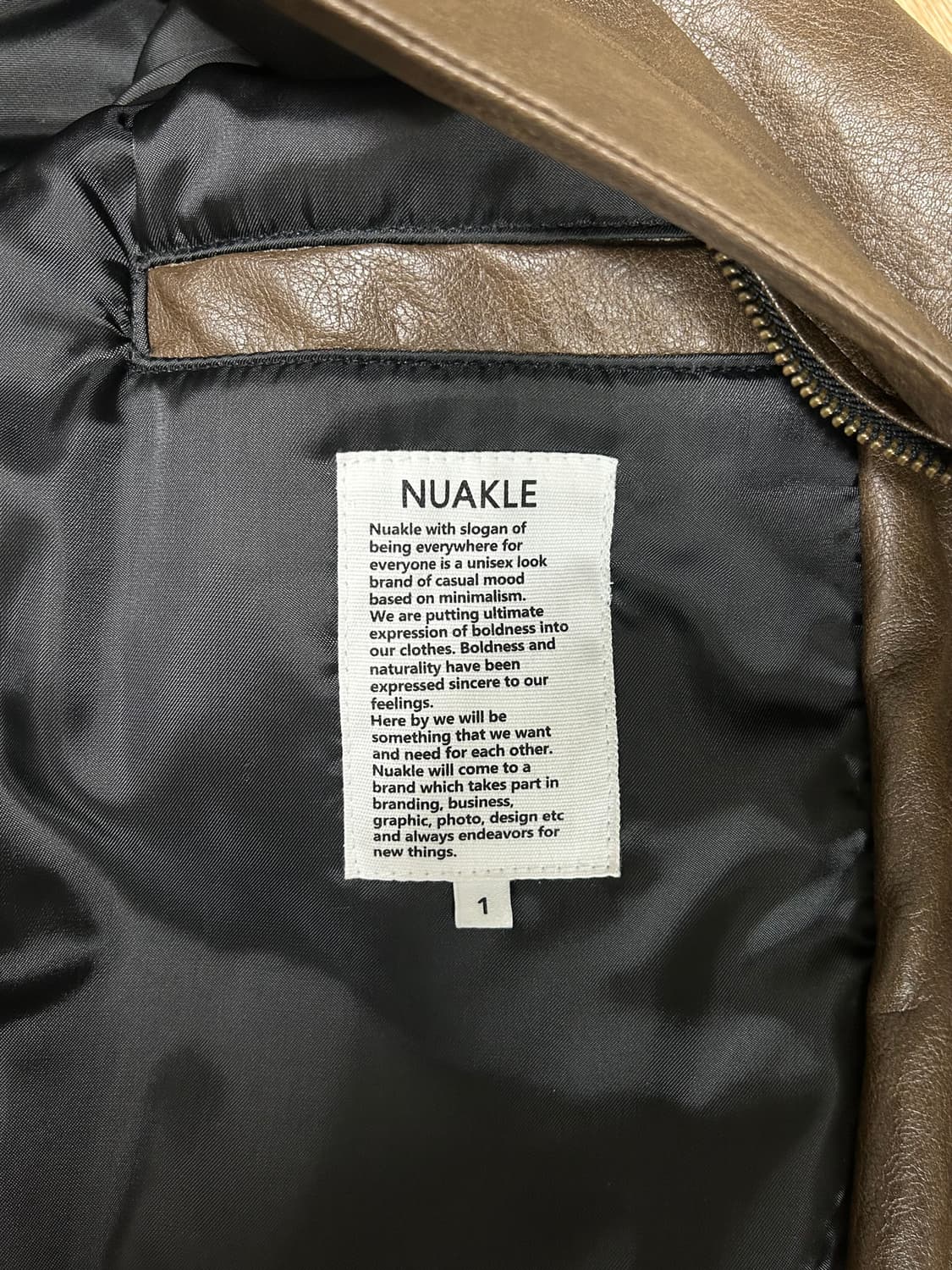 누아클레 vintage crack leather blouson 상품이미지5