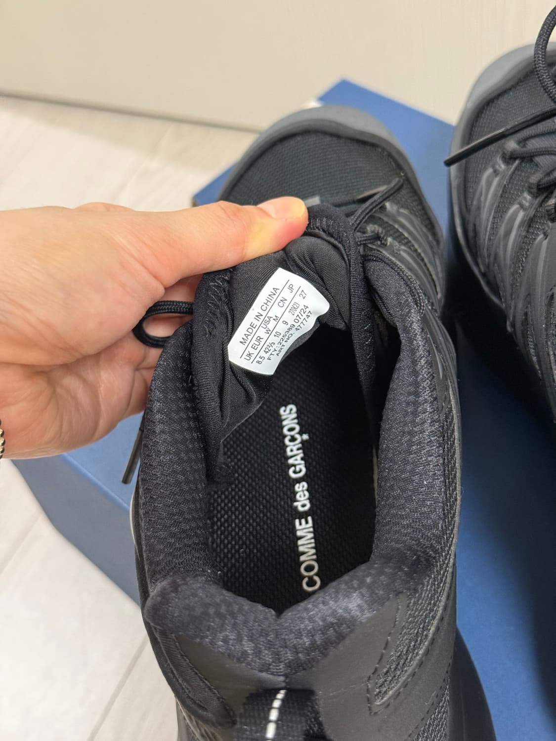 [270] 살로몬x꼼데가르송 Xt-6 익스팬스 플랫폼 블랙색상 상품이미지7