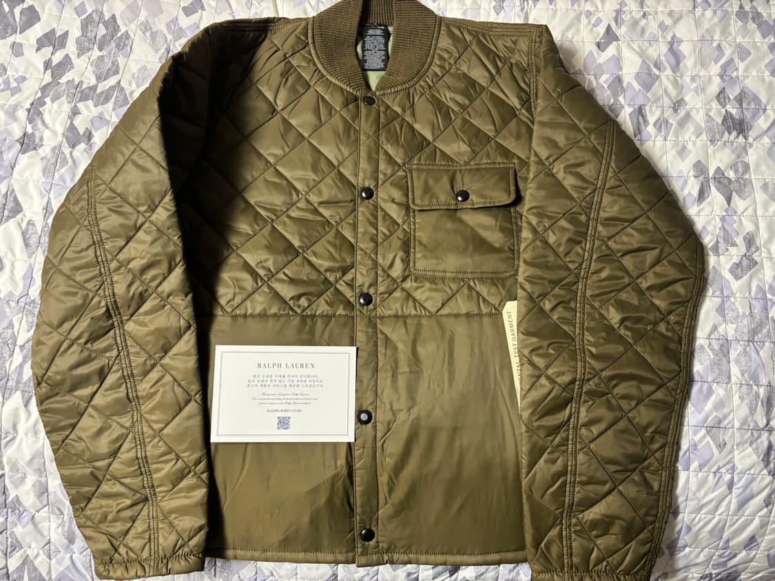 (새상품) RRL 리버시블 퀼트 라이너 자켓 M 상품이미지5